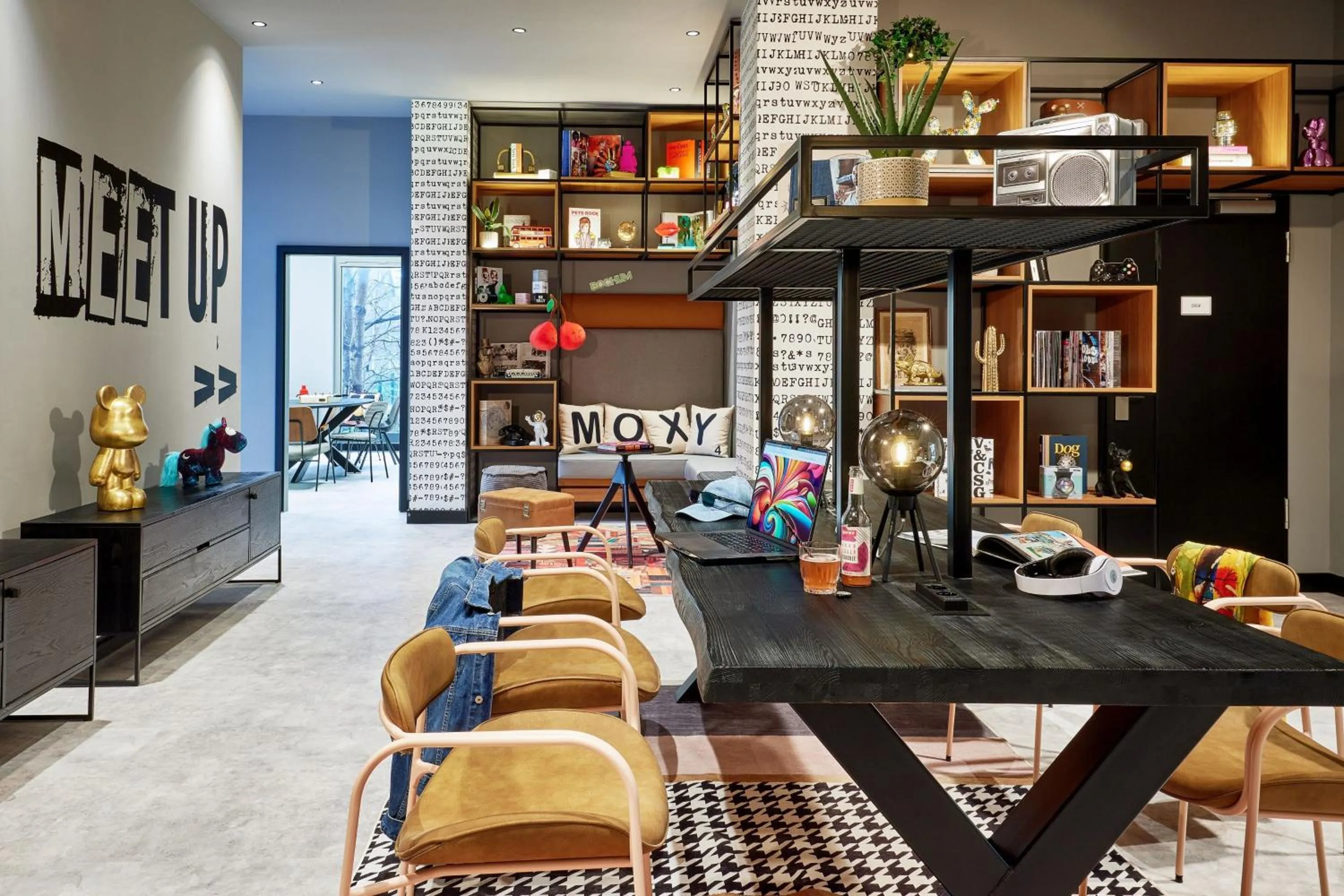 Lobby or reception in Moxy Bochum