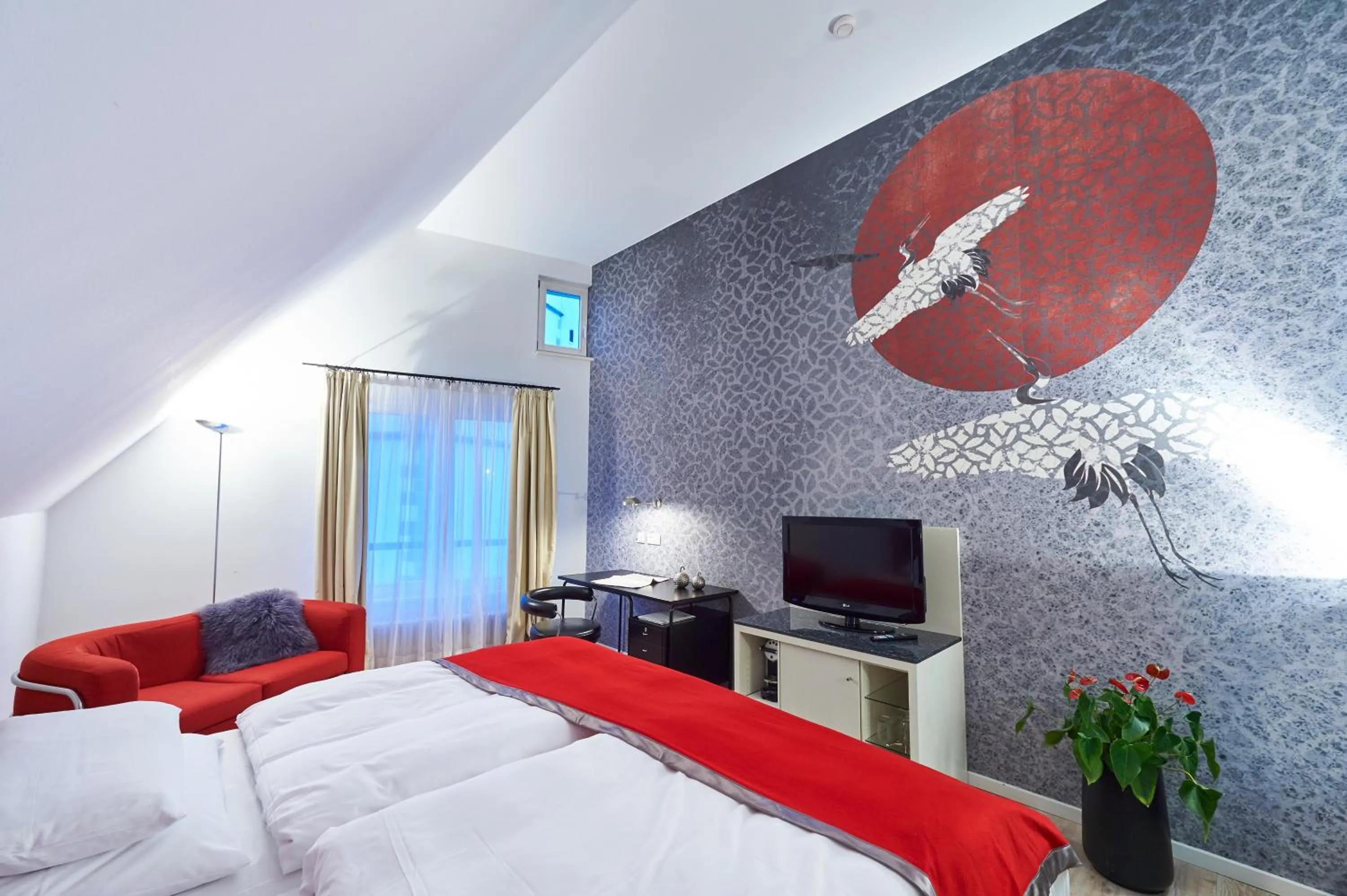 Photo of the whole room, Bed in Hotel-Restaurant Schwanen