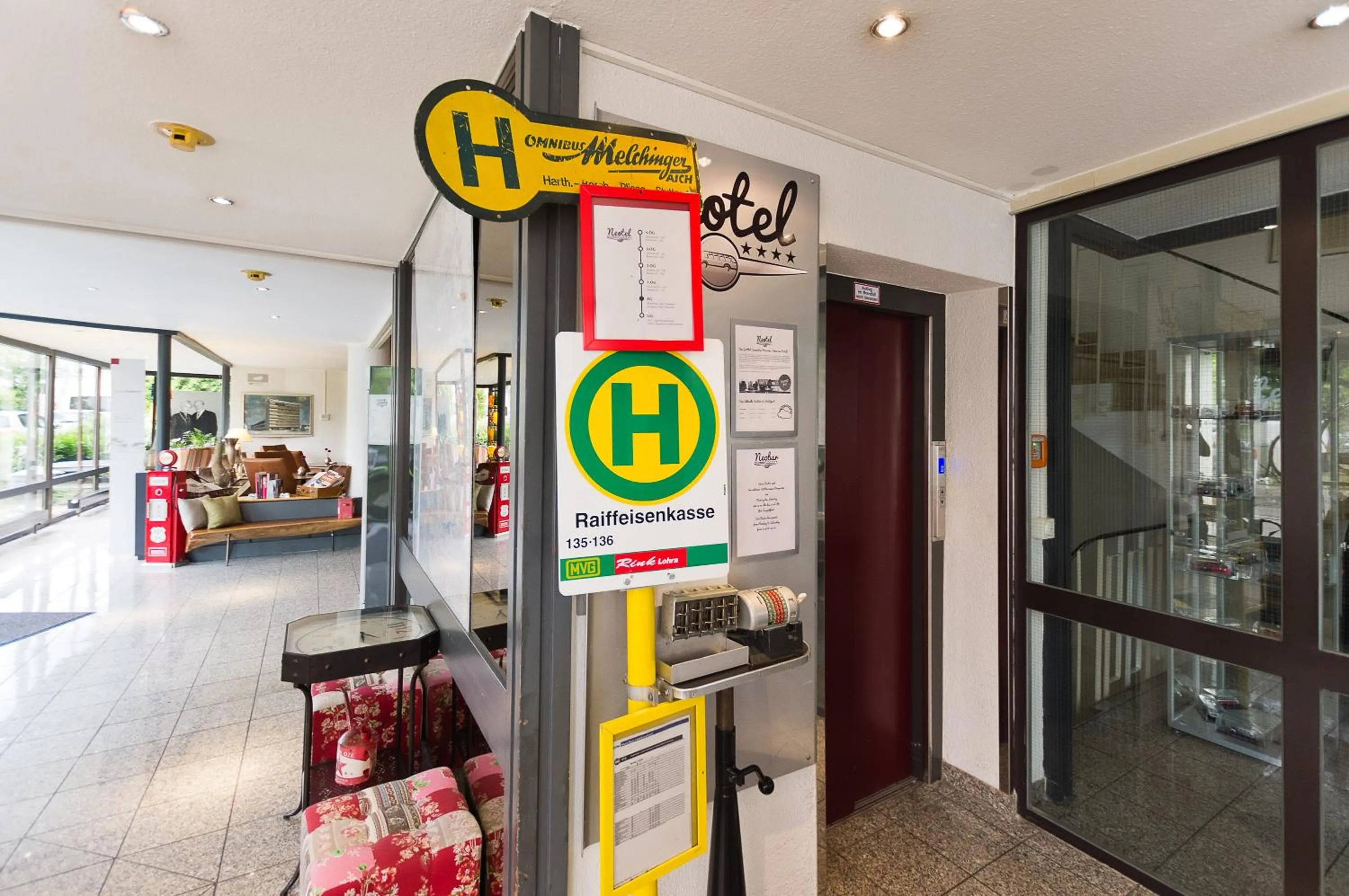 Decorative detail in Arthotel ANA Neotel