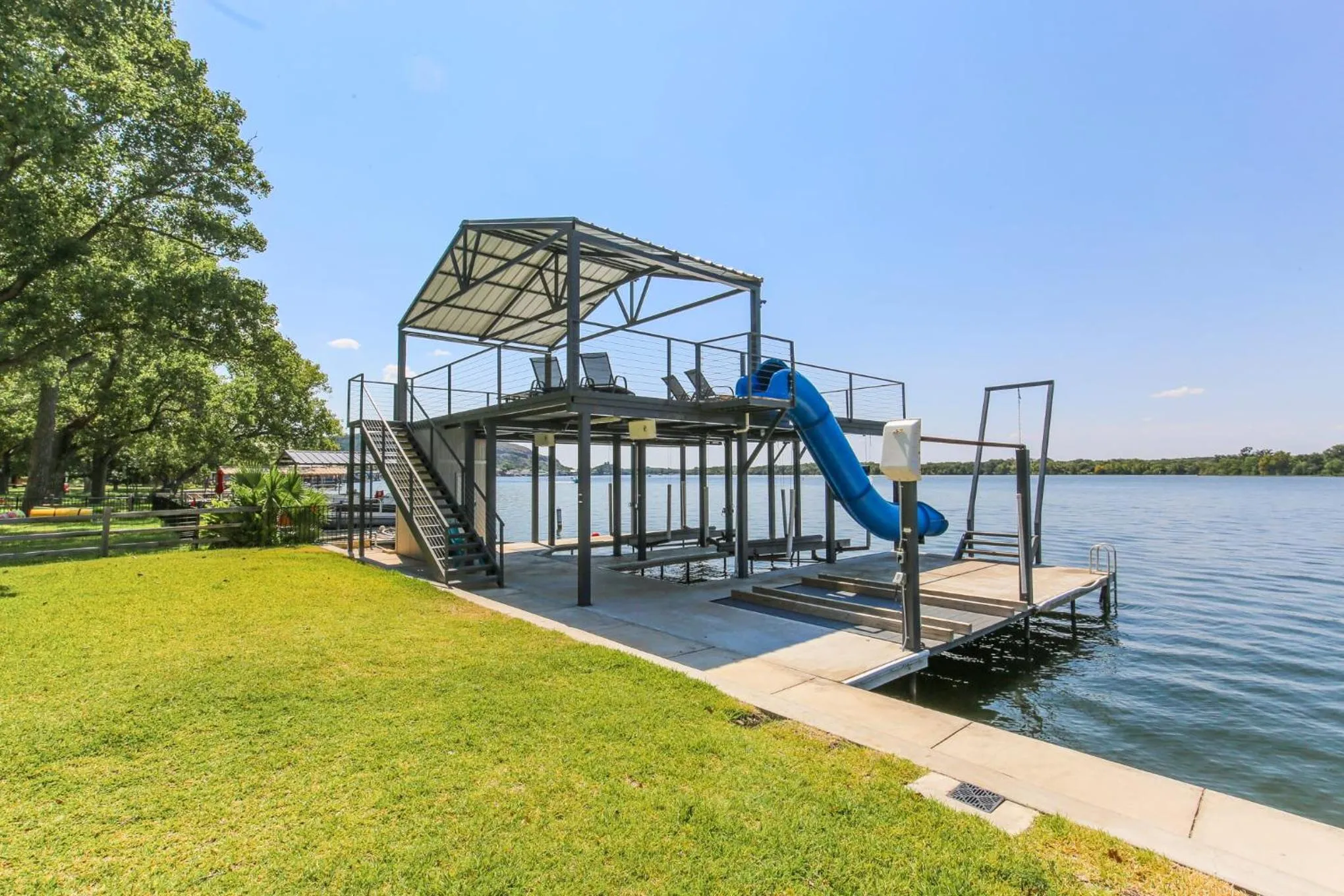 Luxury Lake LBJ House with Heated Swimming Pool and Spill Over Hot Tub and 2 Boat Slips