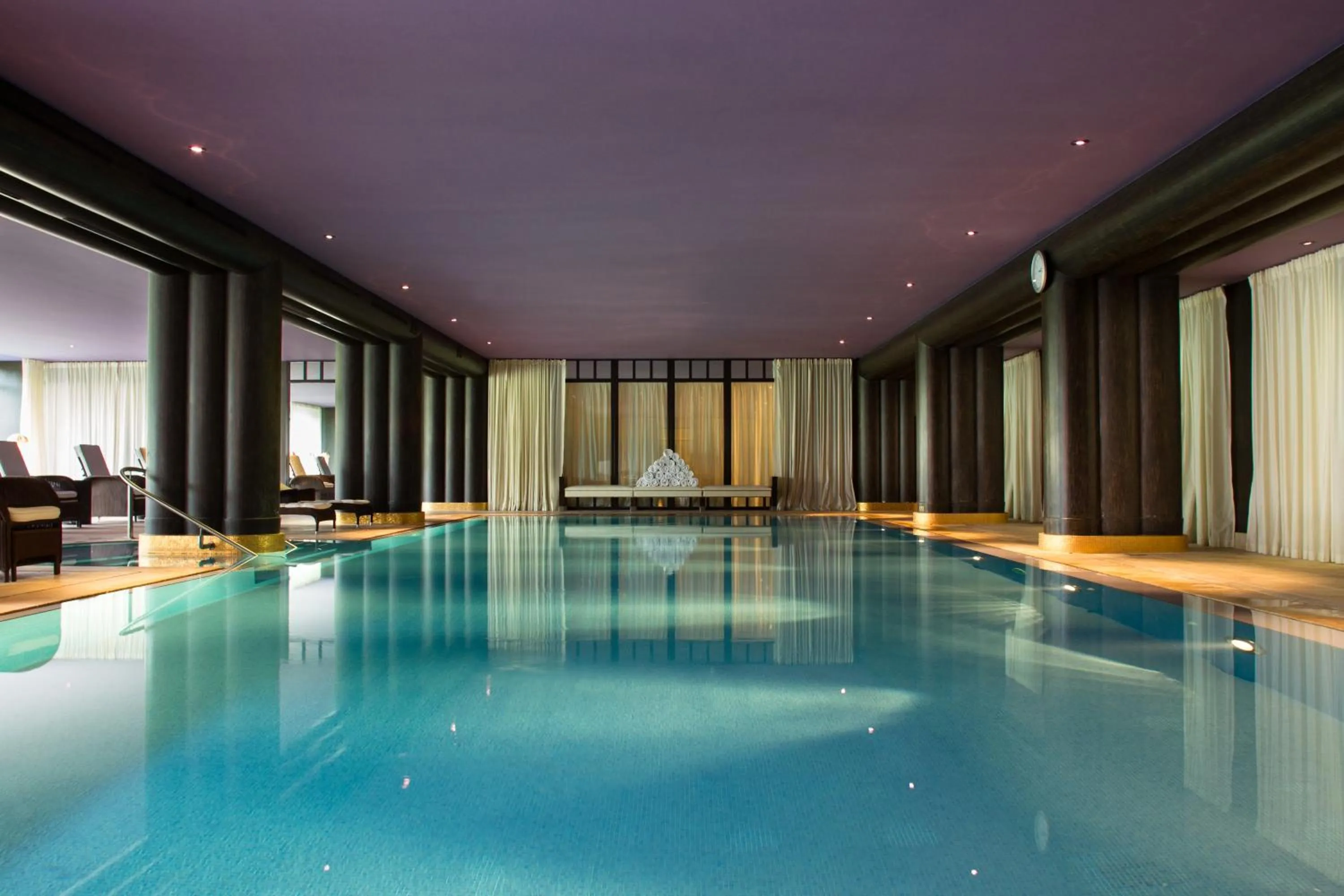 Swimming pool in La Réserve Genève Hotel & Spa