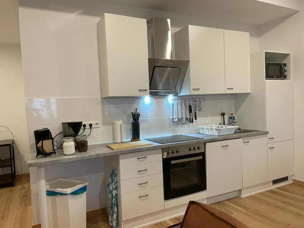 Kitchen or kitchenette in Hotel Rosenhof GmbH