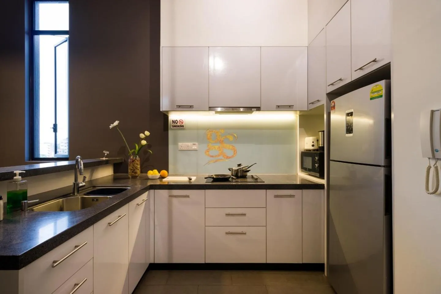 Kitchen or kitchenette in EST Bangsar KL Sentral by Greater Stay