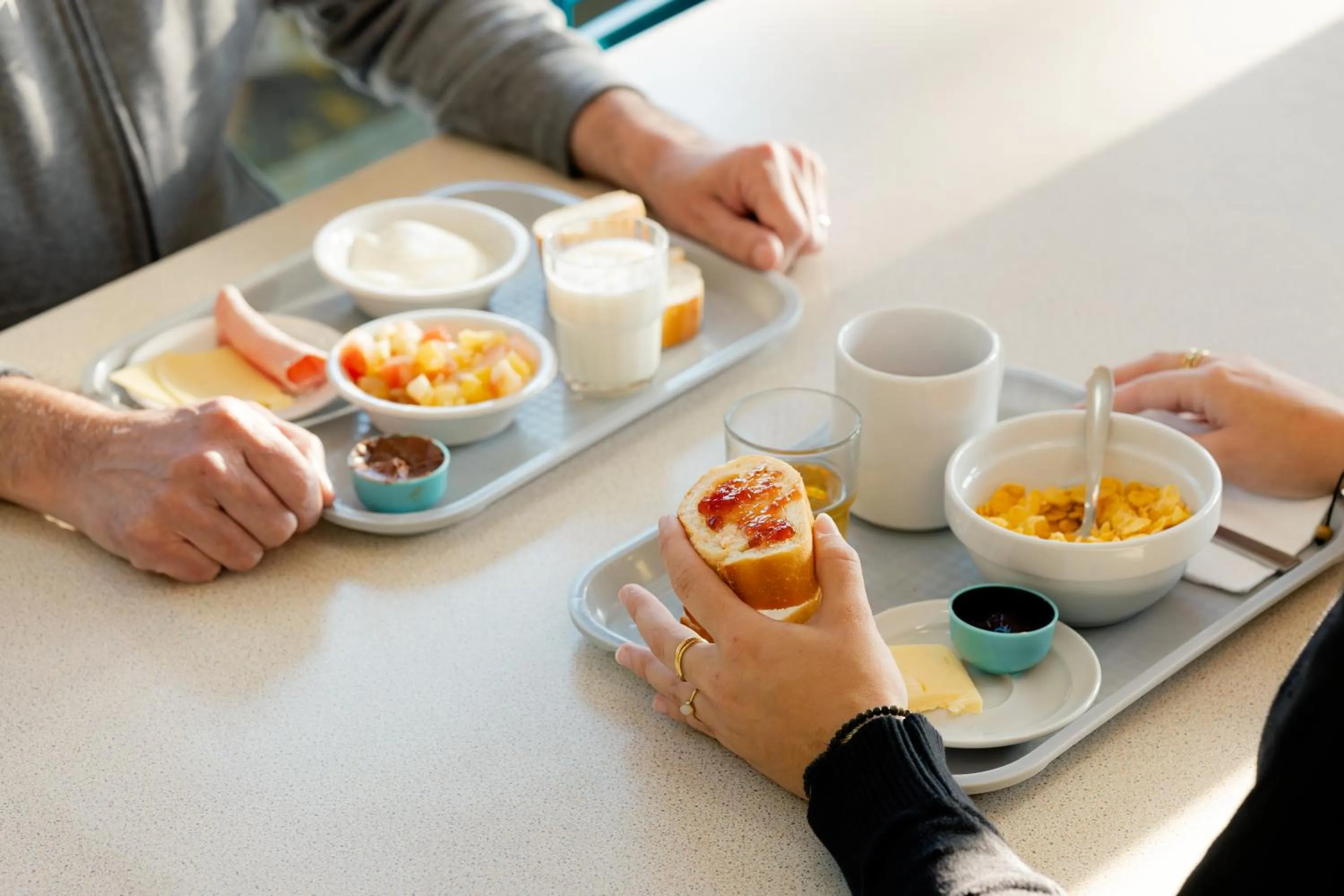 Breakfast in Auberge de Jeunesse HI Cancale