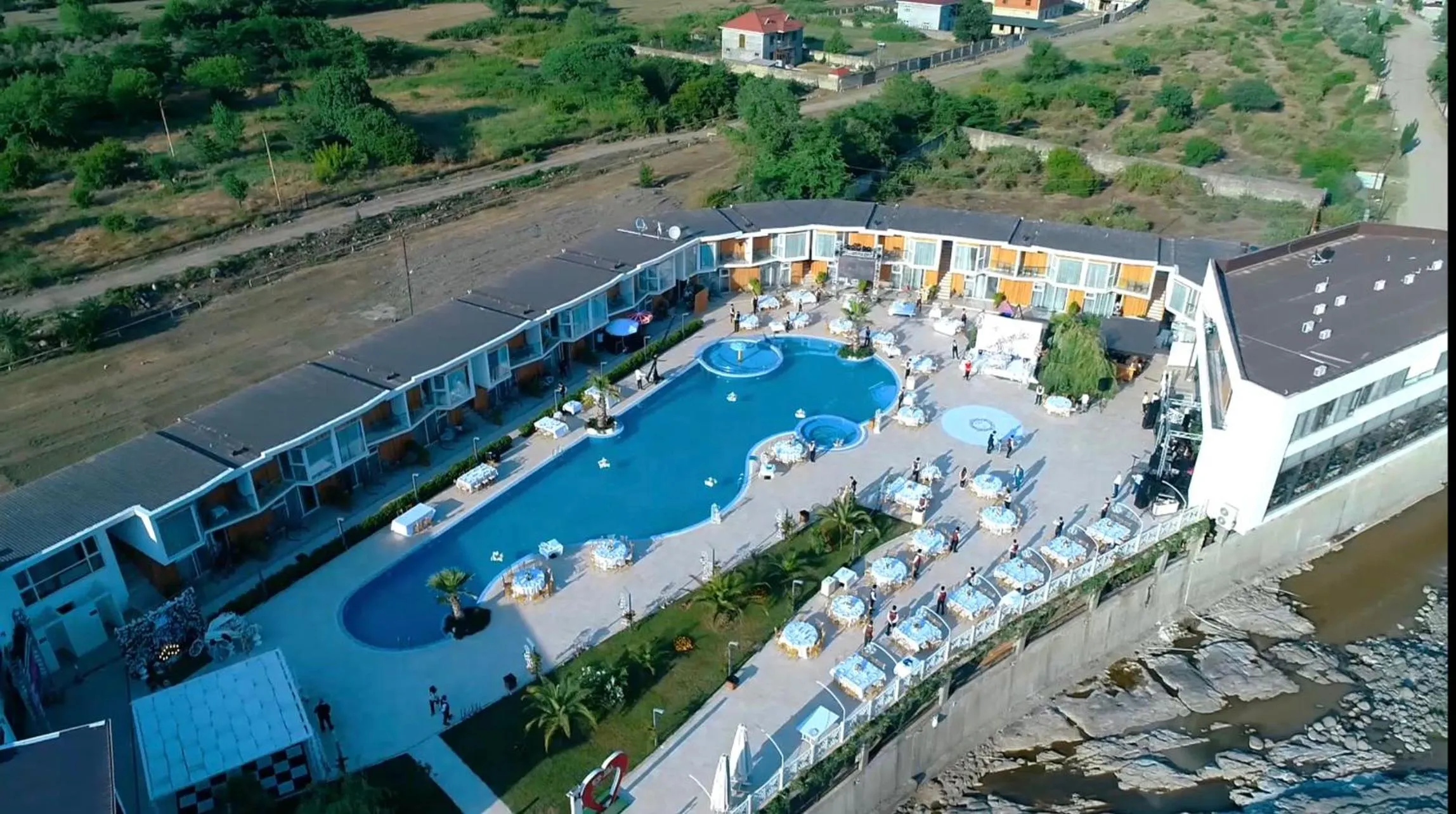 Property building in Riva Hill Resort Lankaran