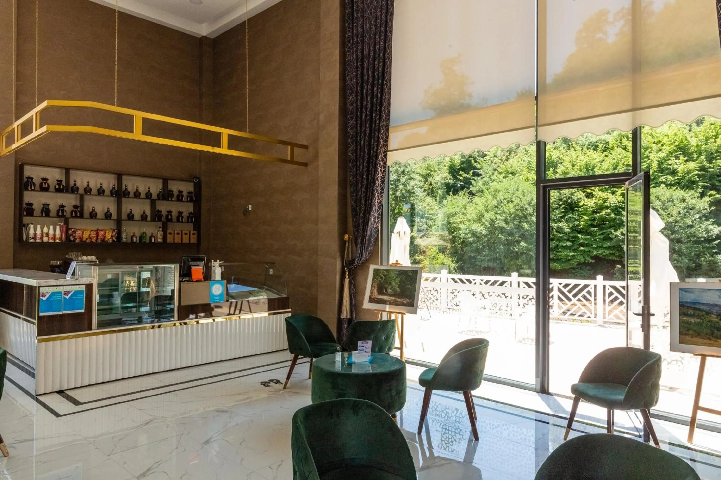 Lobby or reception in Riva Hill Resort Lankaran