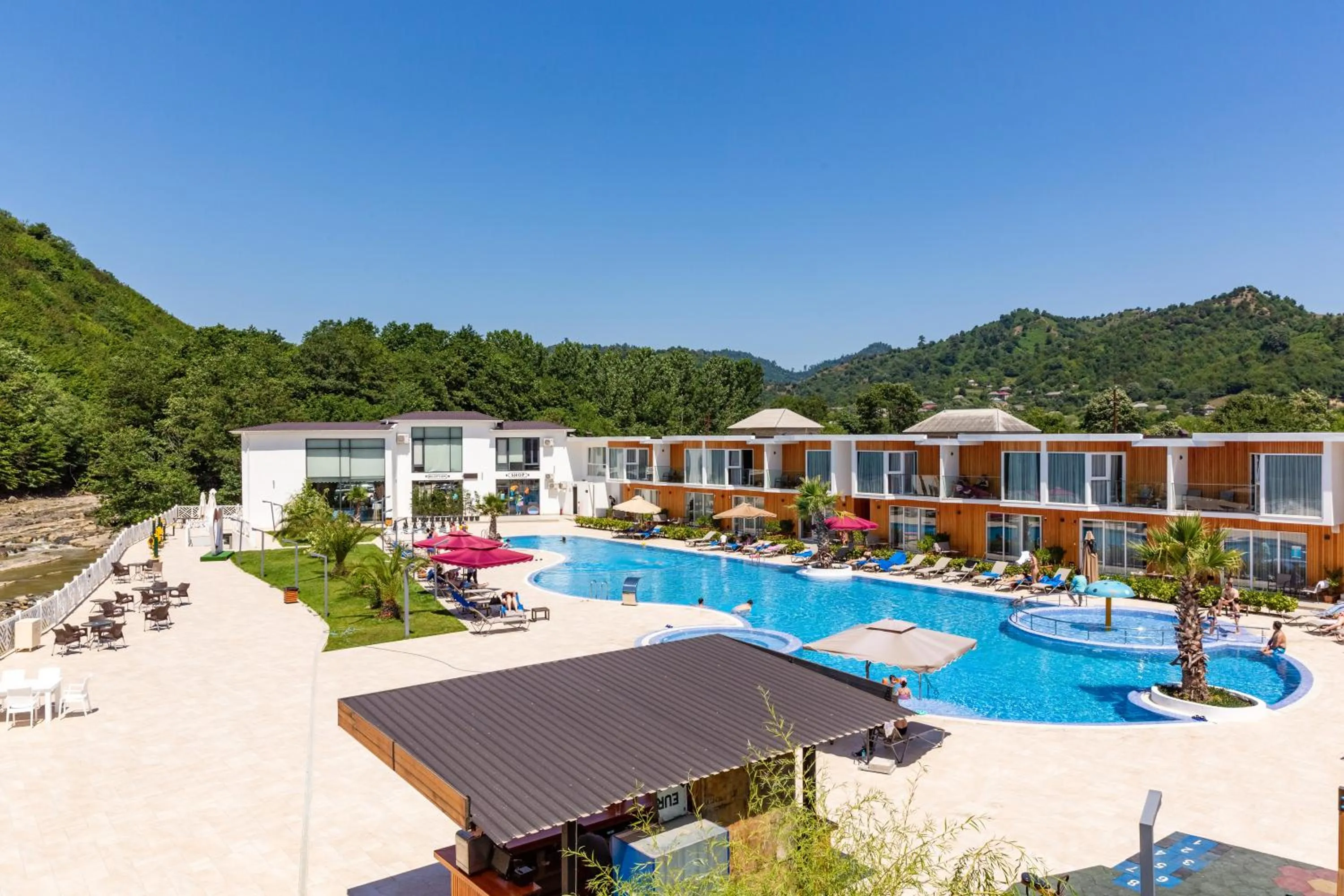 Property building in Riva Hill Resort Lankaran