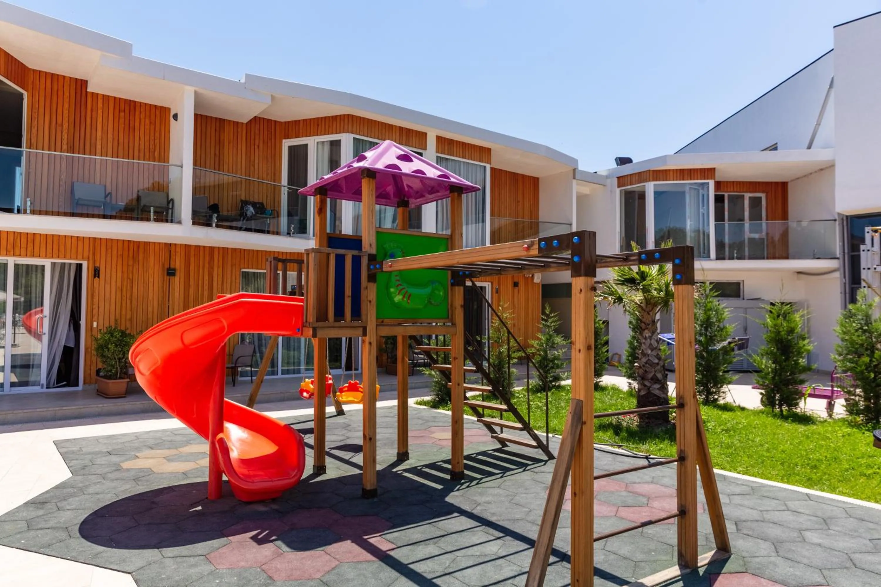Children play ground in Riva Hill Resort Lankaran