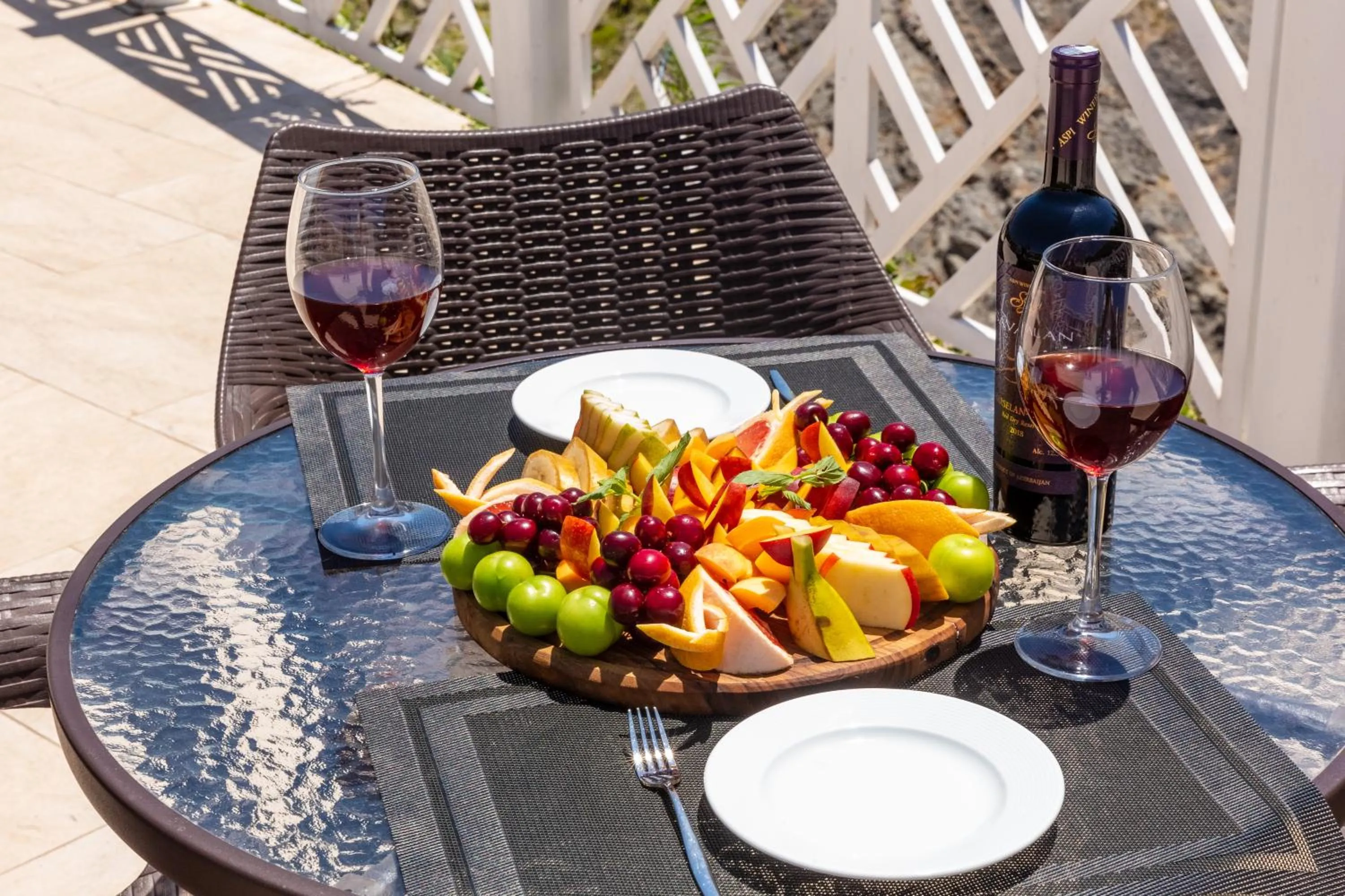 Balcony/Terrace in Riva Hill Resort Lankaran