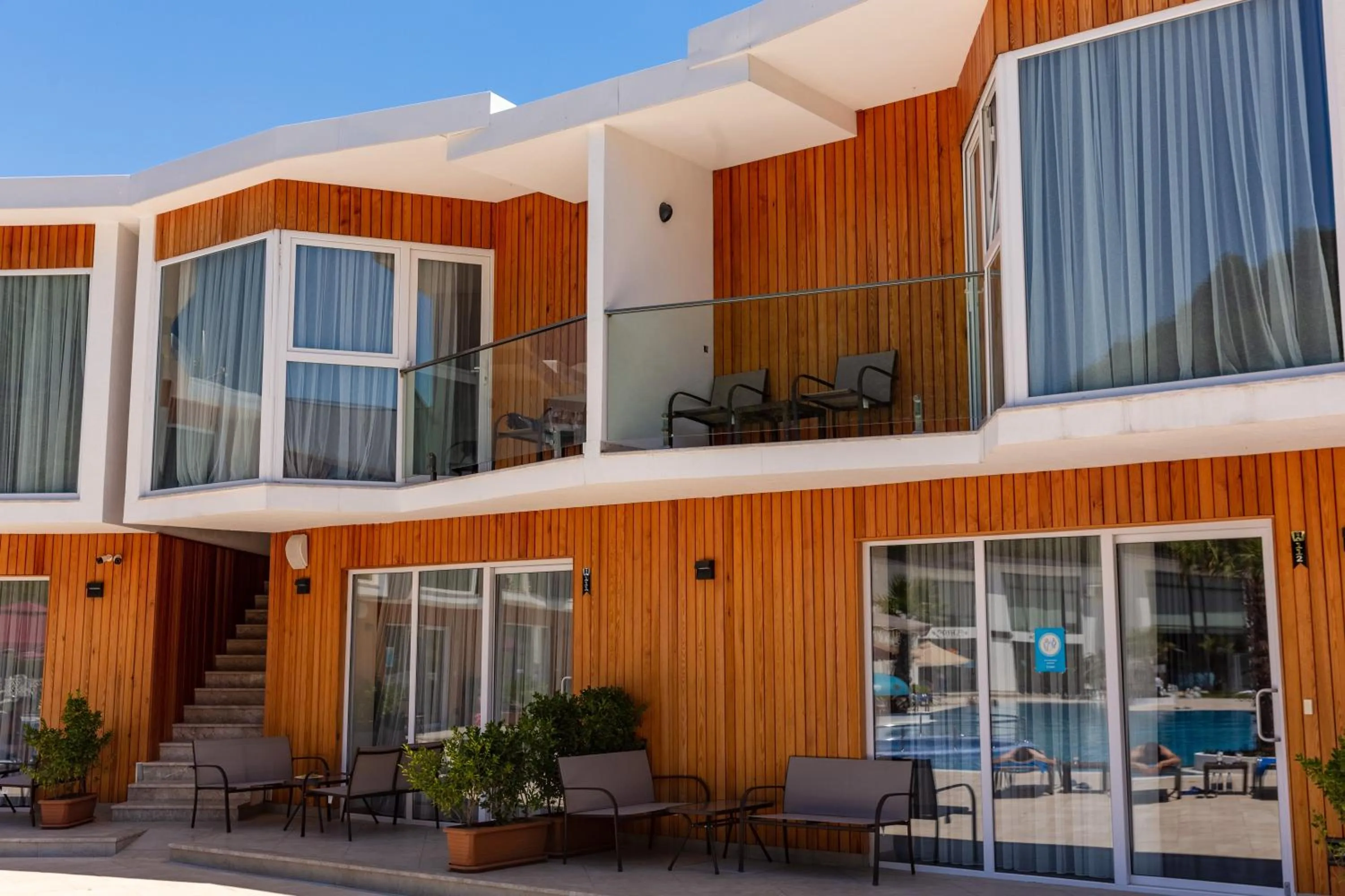 Facade/entrance in Riva Hill Resort Lankaran