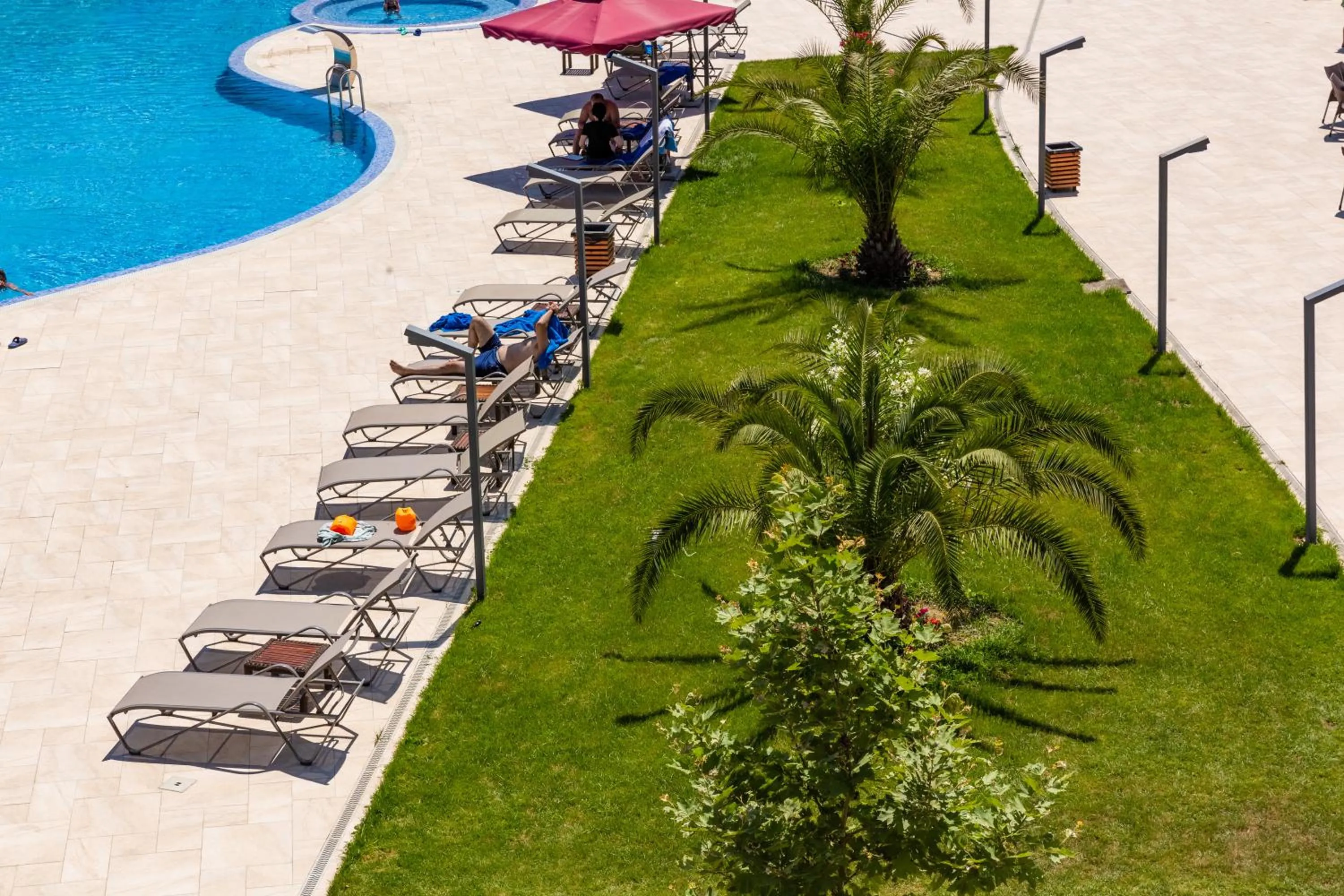 Swimming pool in Riva Hill Resort Lankaran