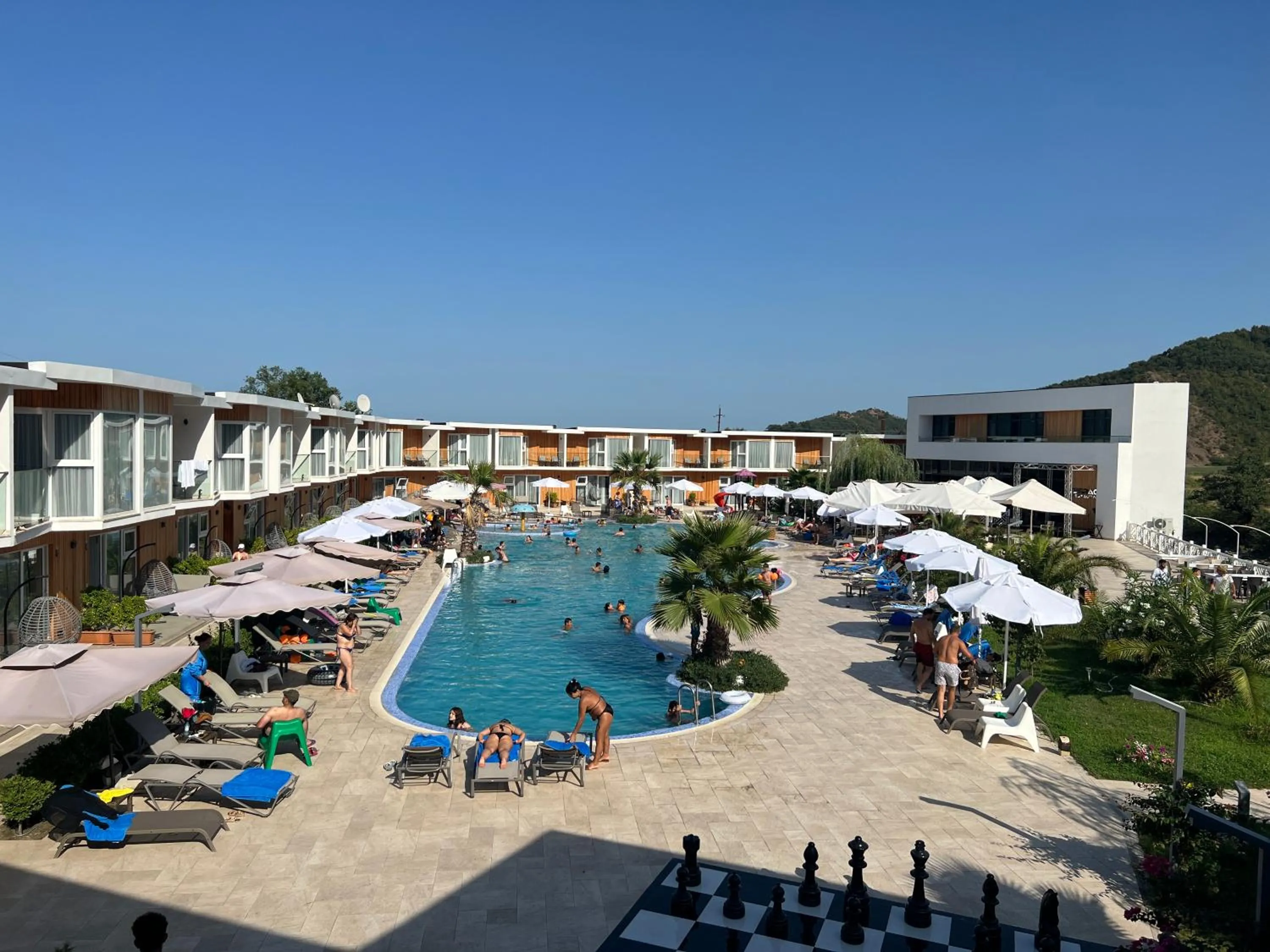 People in Riva Hill Resort Lankaran