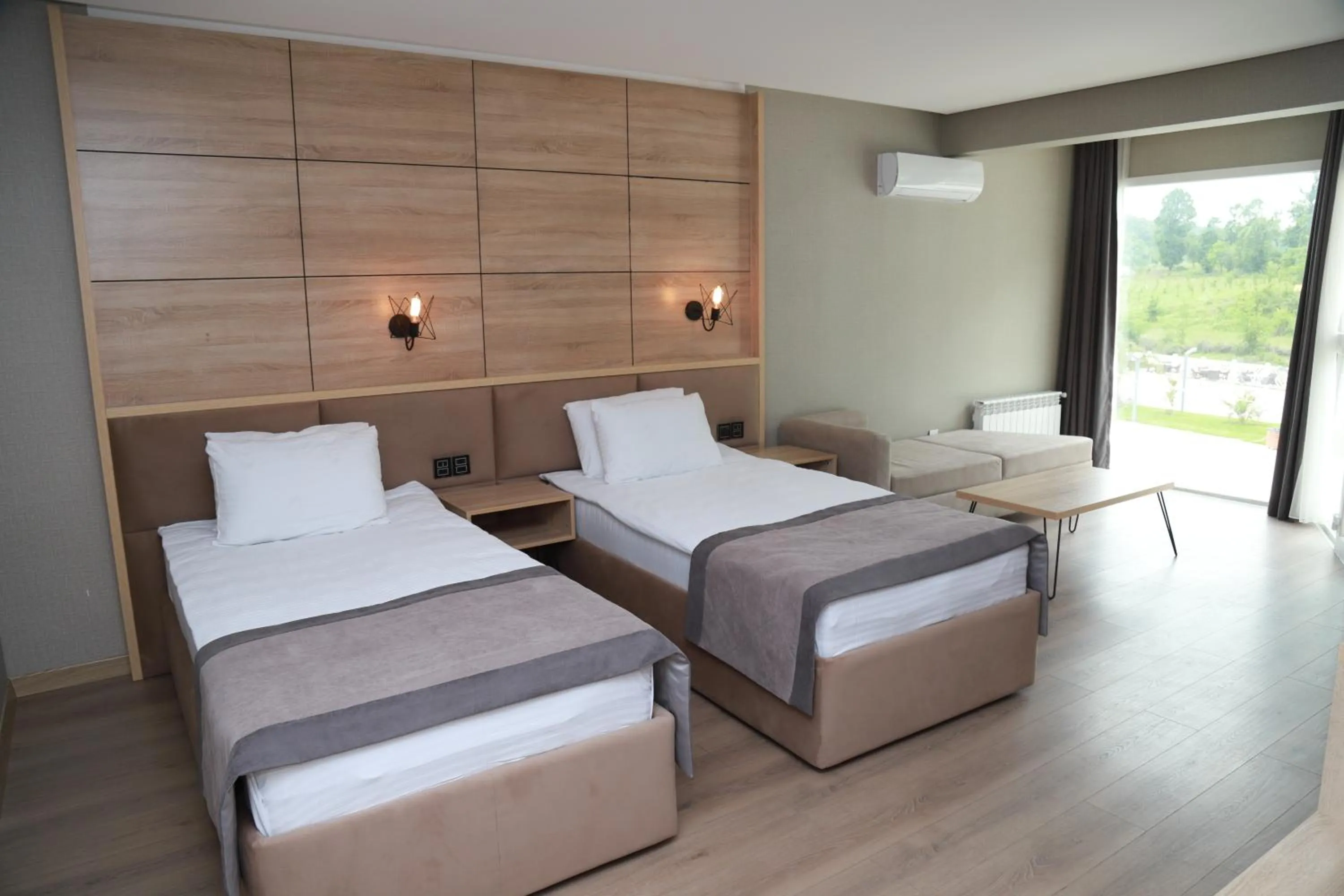 Bed in Riva Hill Resort Lankaran