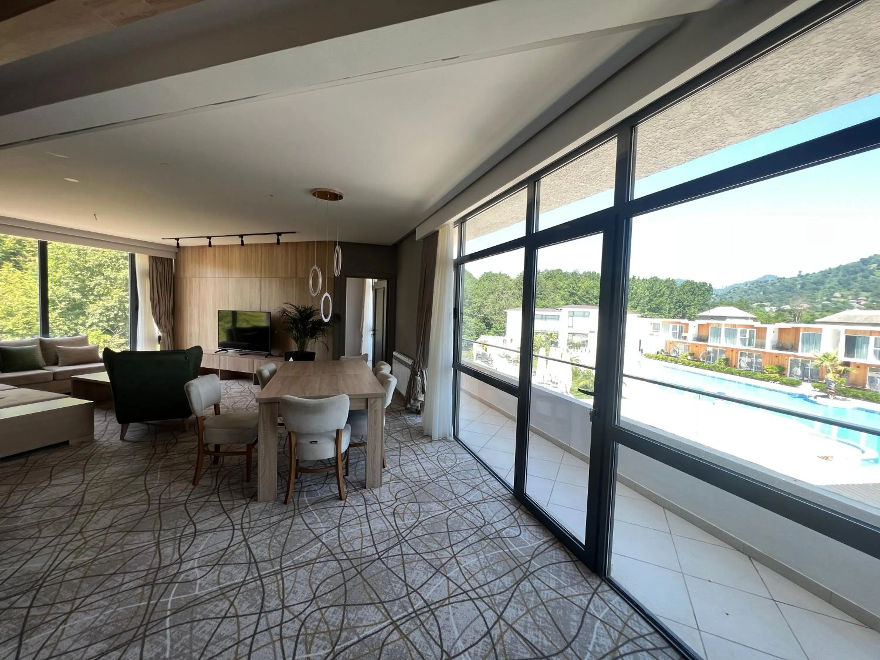 Garden view in Riva Hill Resort Lankaran