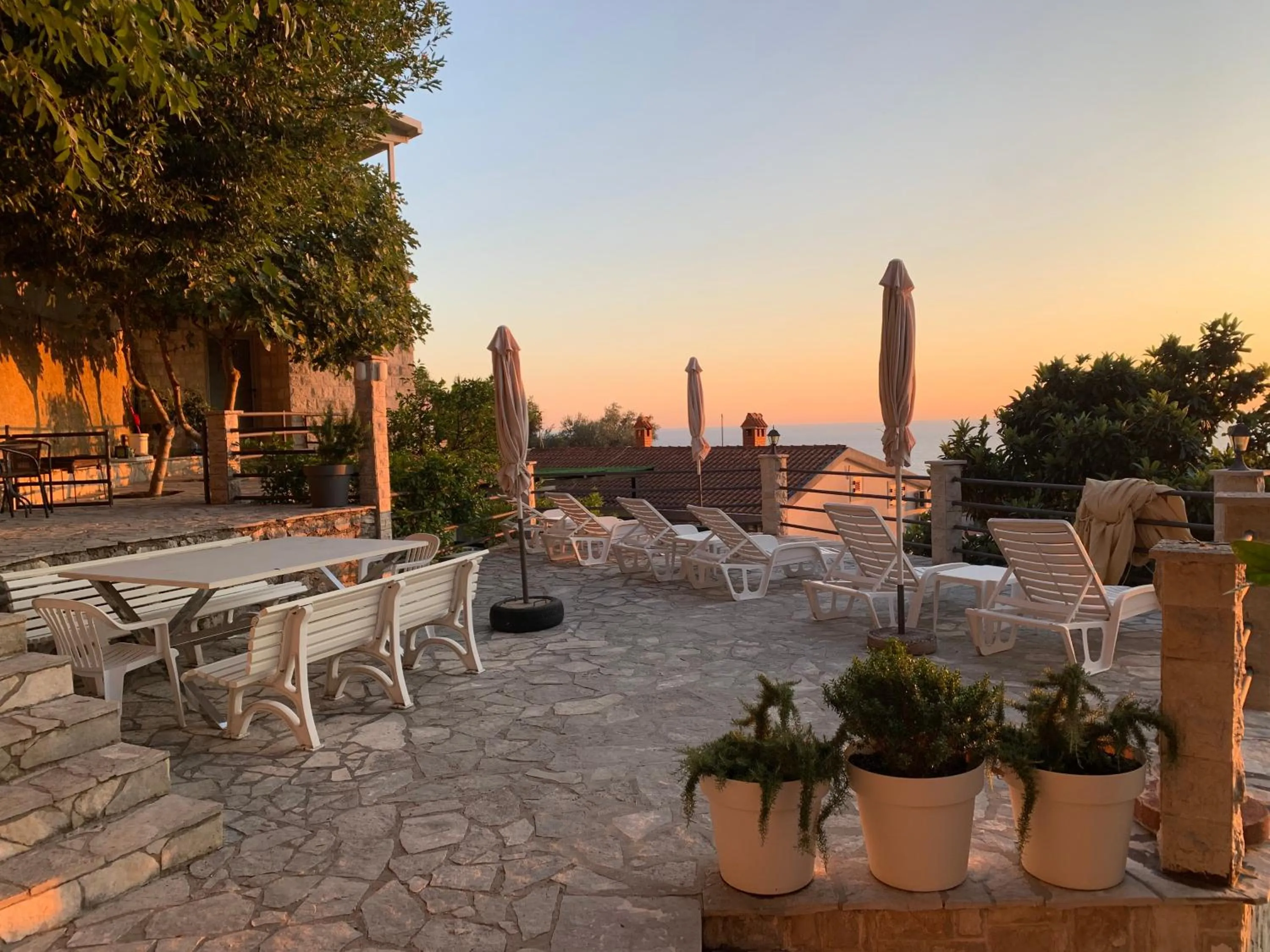 Patio in REZEVICI BOUTIQUE VILLA
