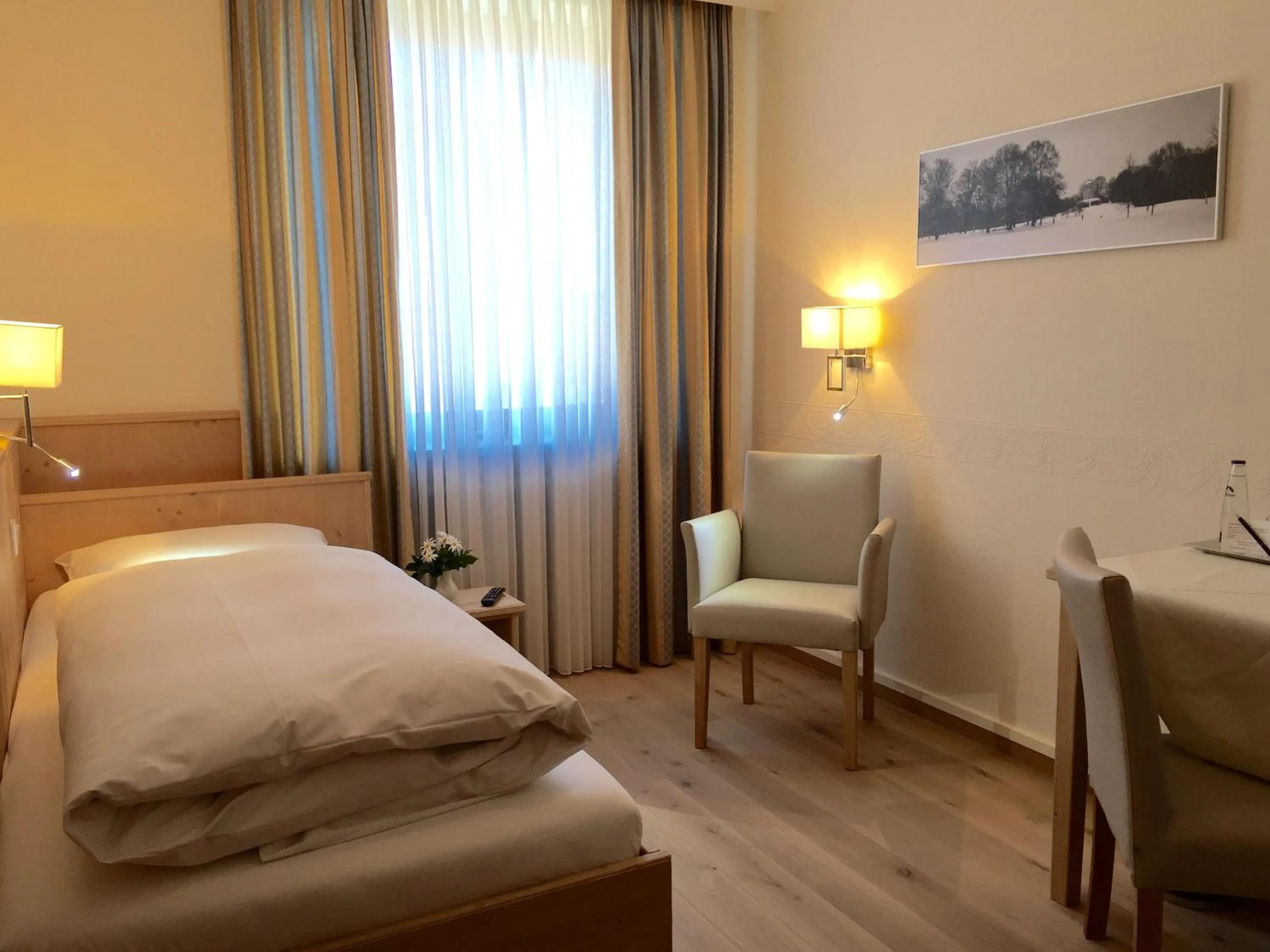 Bed in Hotel Sollner Hof