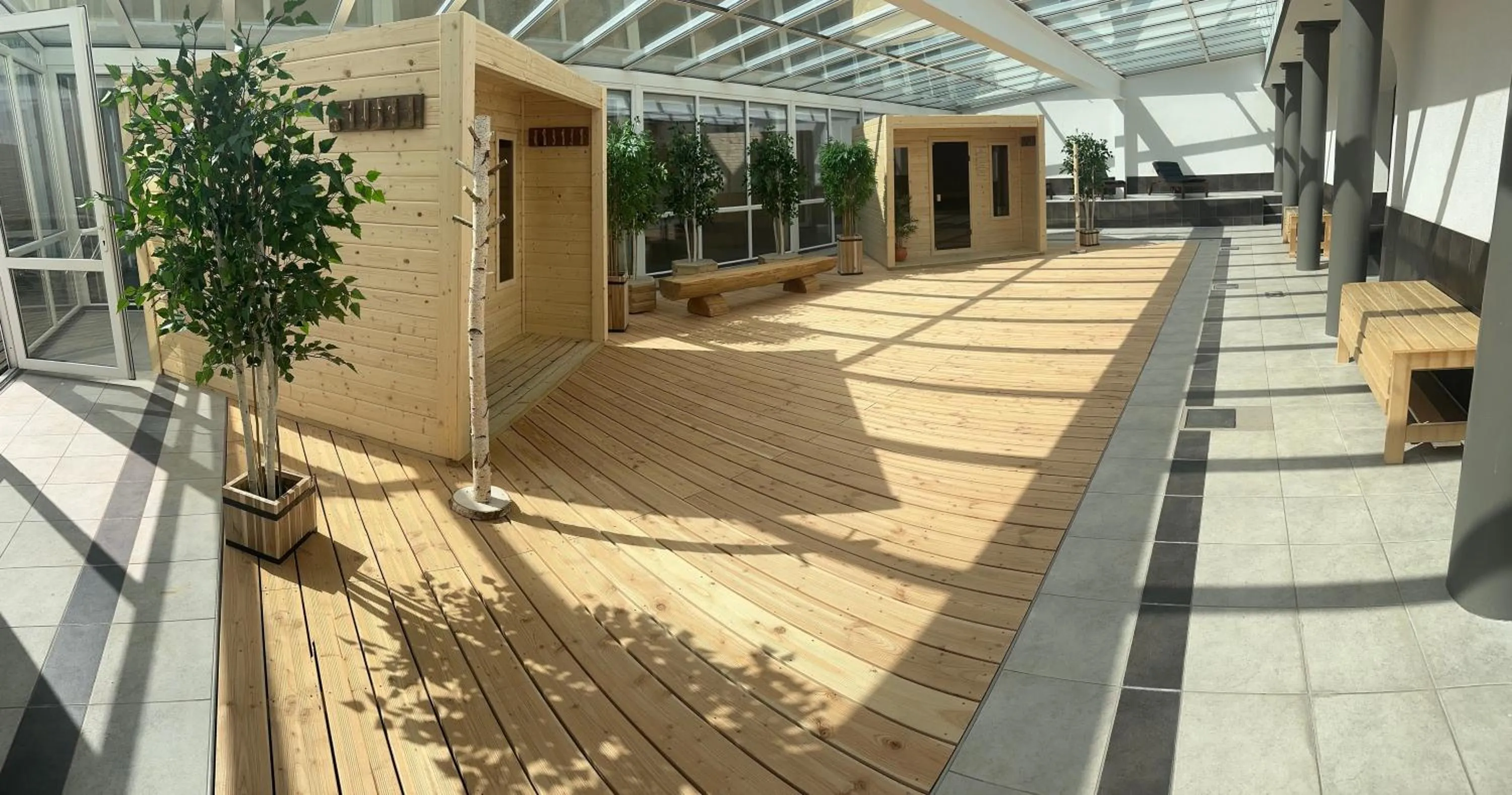 Sauna in Landhotel Harz