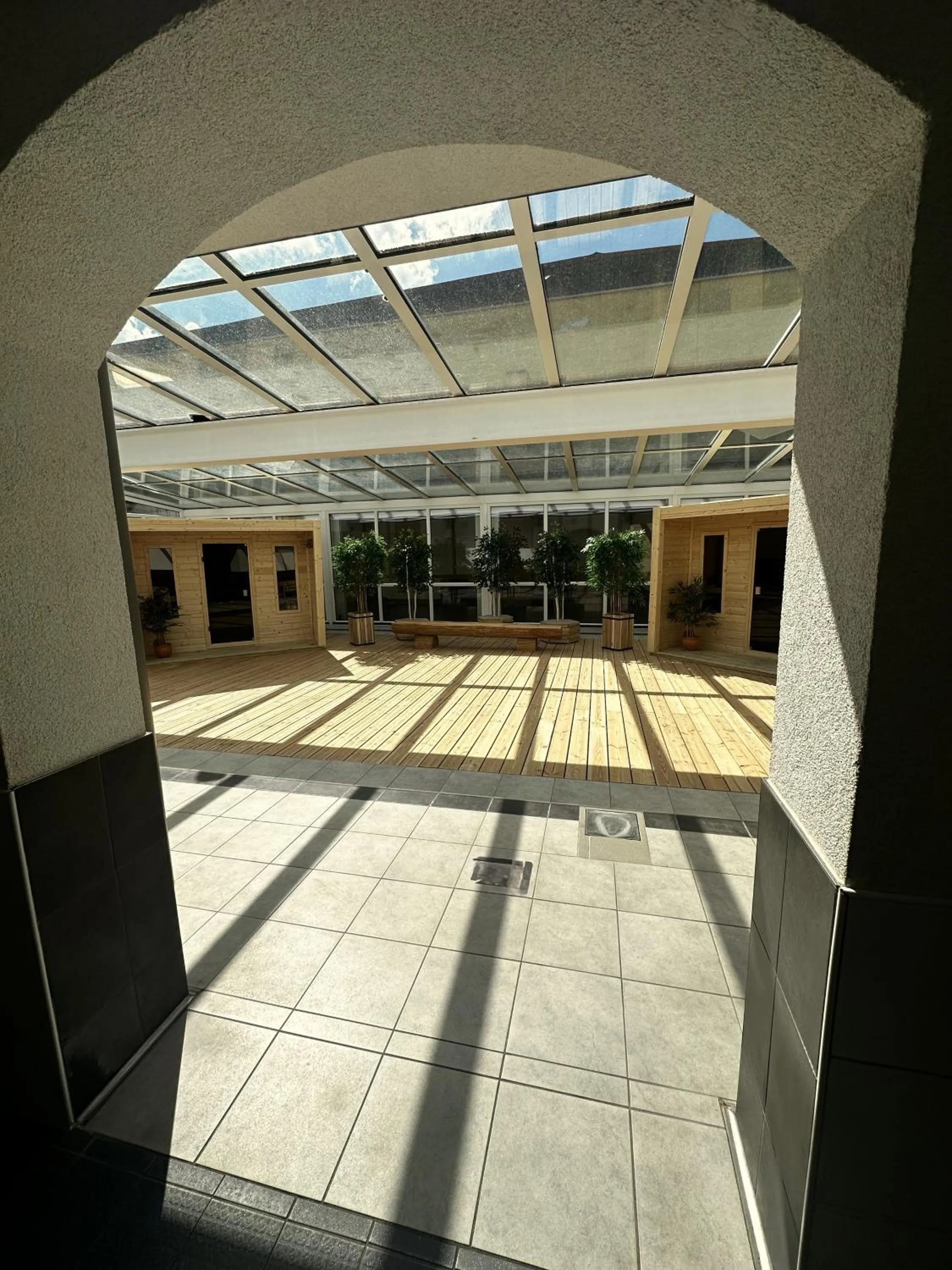 Sauna in Landhotel Harz