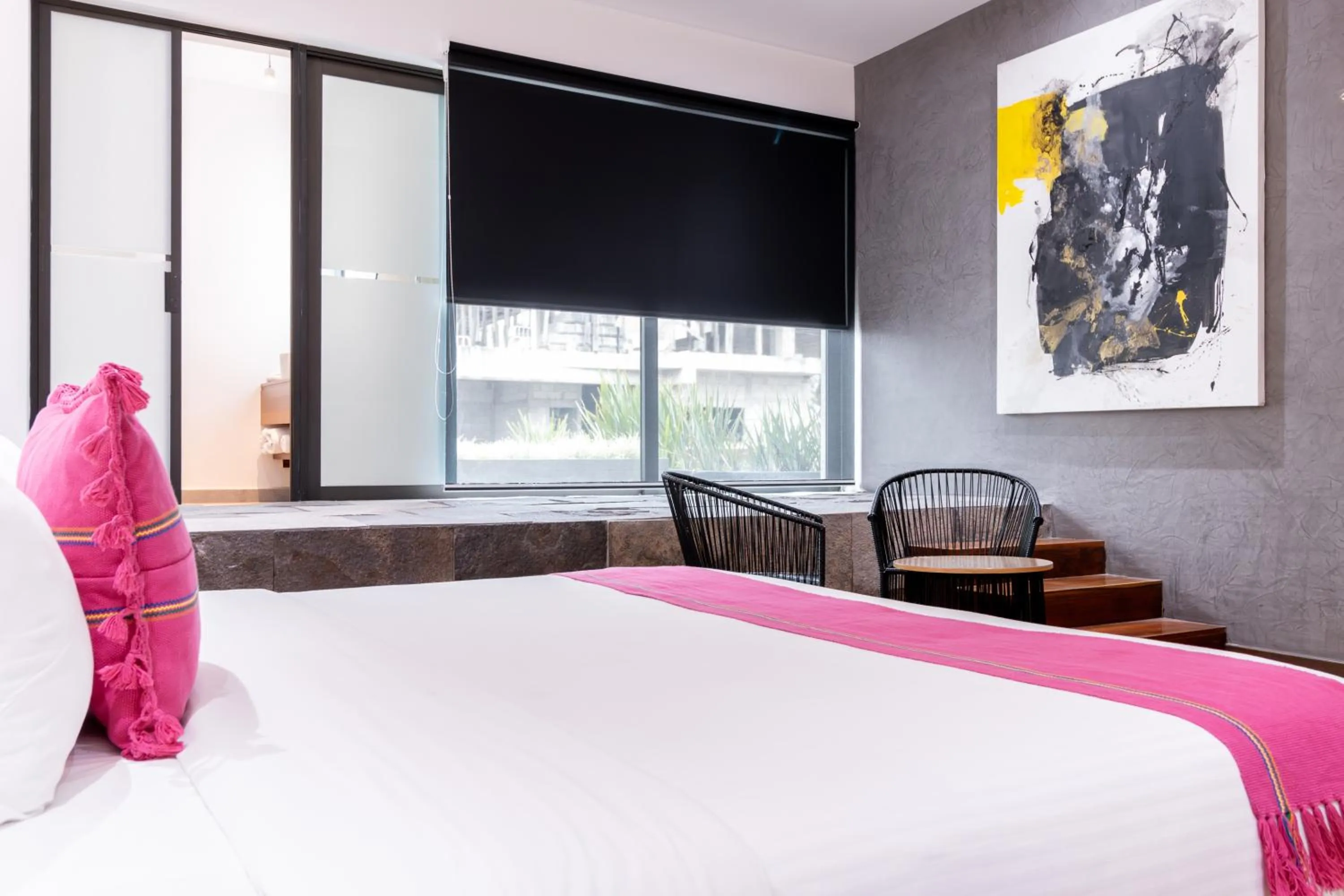 Bed in Urban Puebla by Grupo Amber