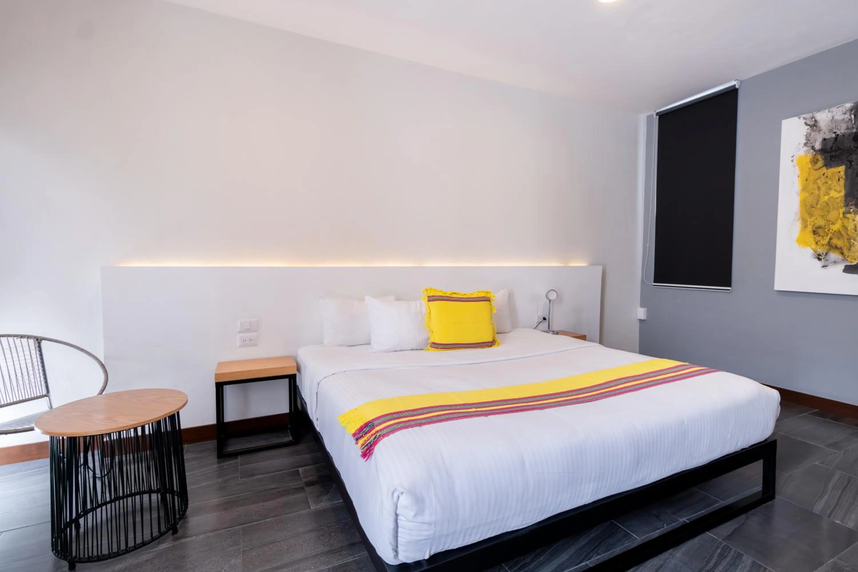 Bed in Urban Puebla by Grupo Amber