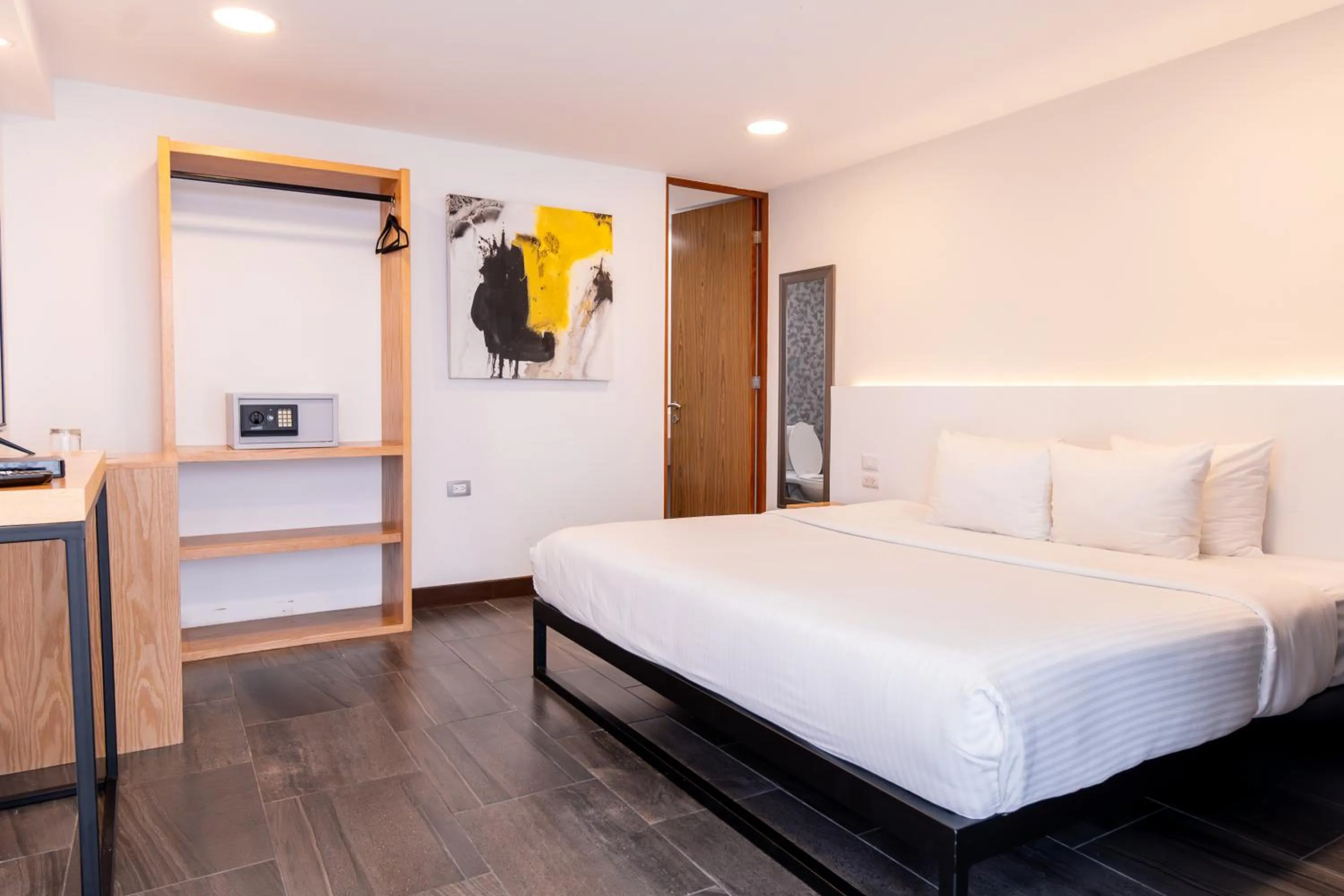 Bed in Urban Puebla by Grupo Amber