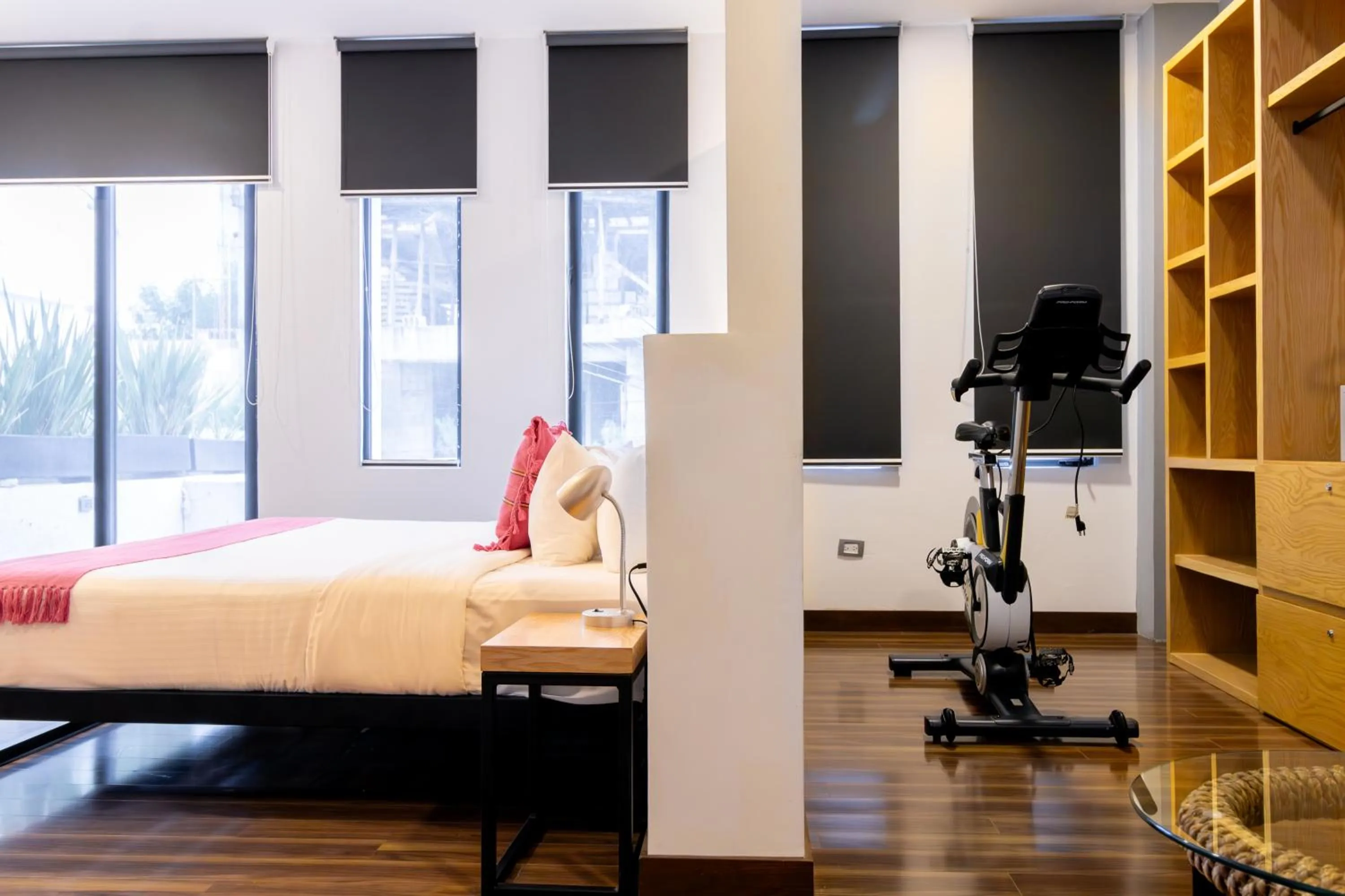 Bed in Urban Puebla by Grupo Amber