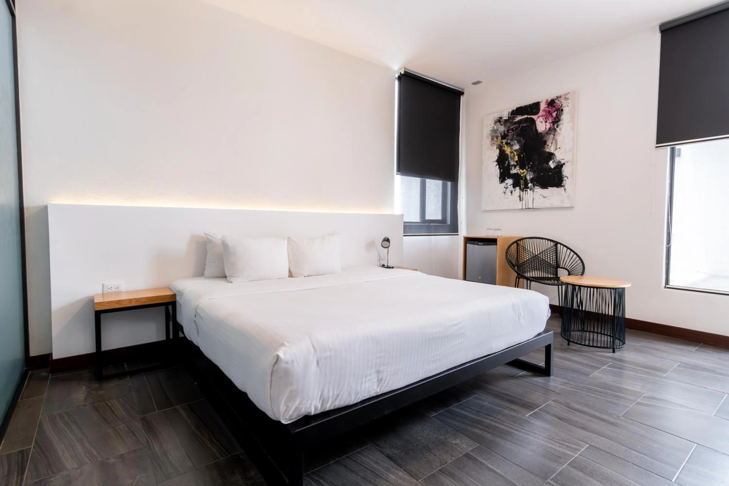 Bed in Urban Puebla by Grupo Amber