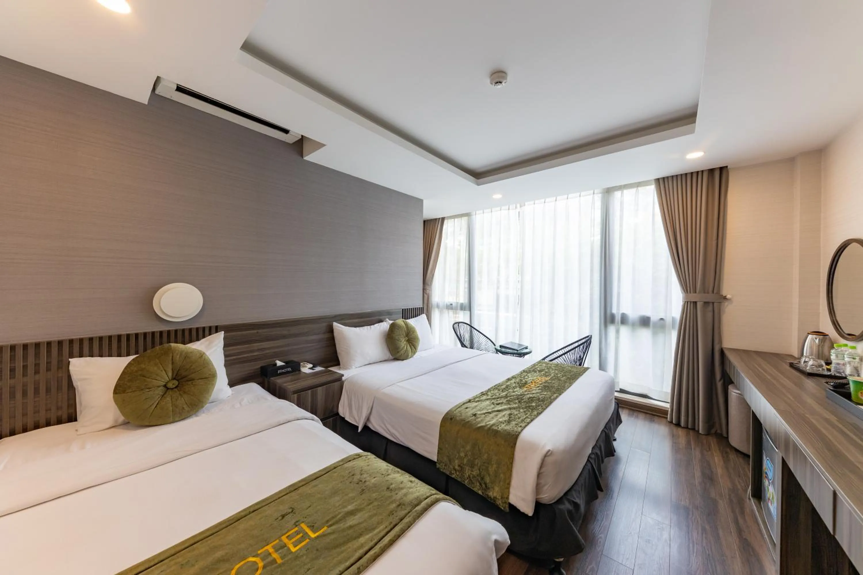 Bed in 3T Hotel Hanoi