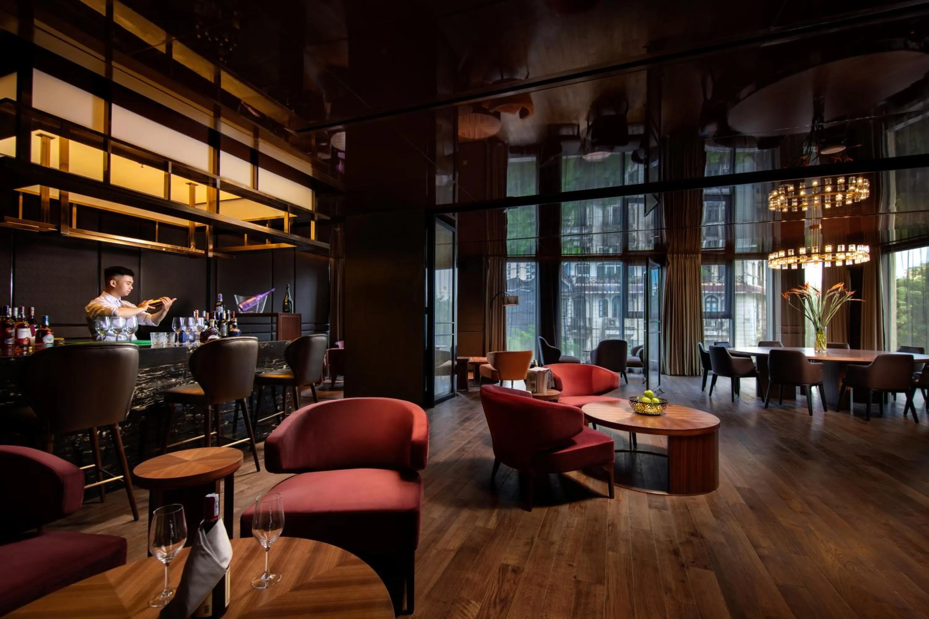 Lounge or bar in The Five Residences Hanoi