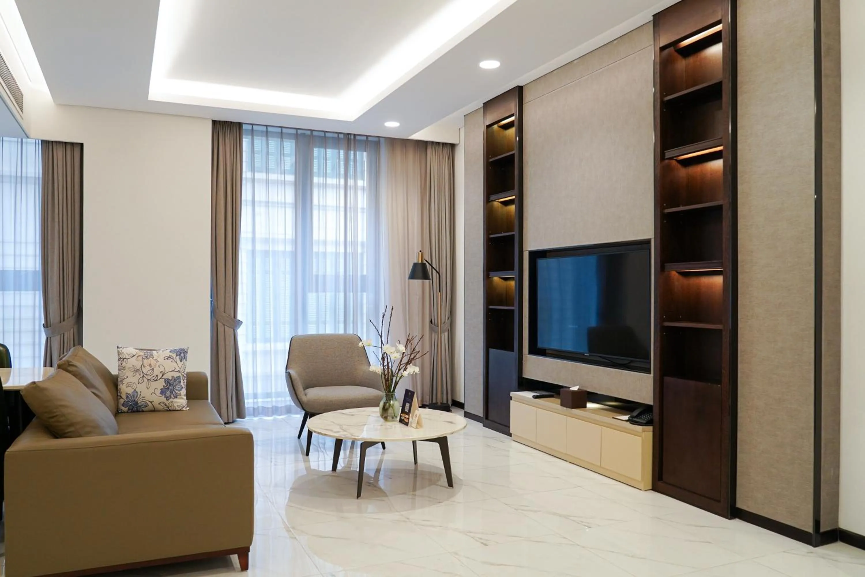Living room in The Five Residences Hanoi