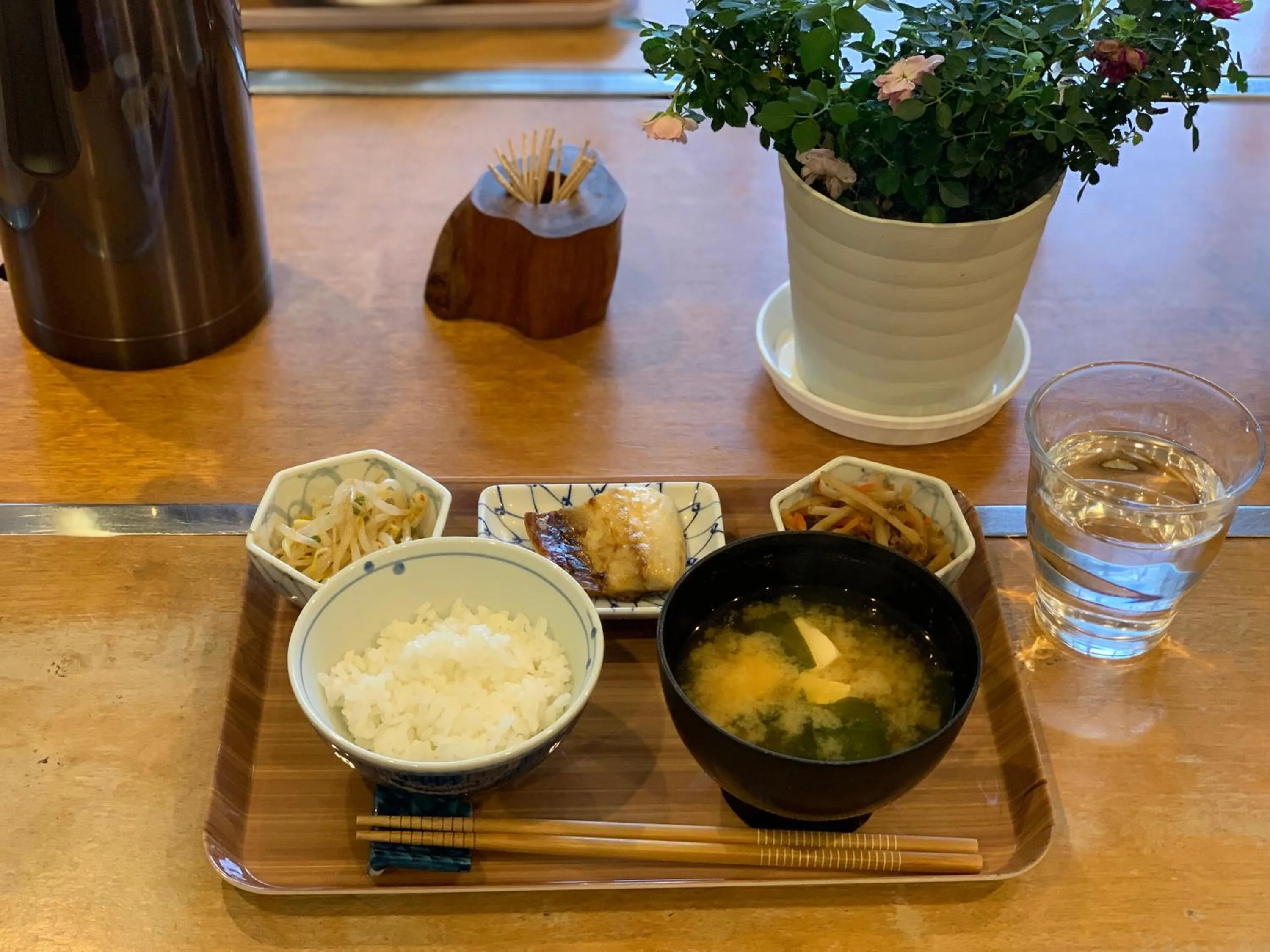 Breakfast in Yakushima Minsyuku Suginoko