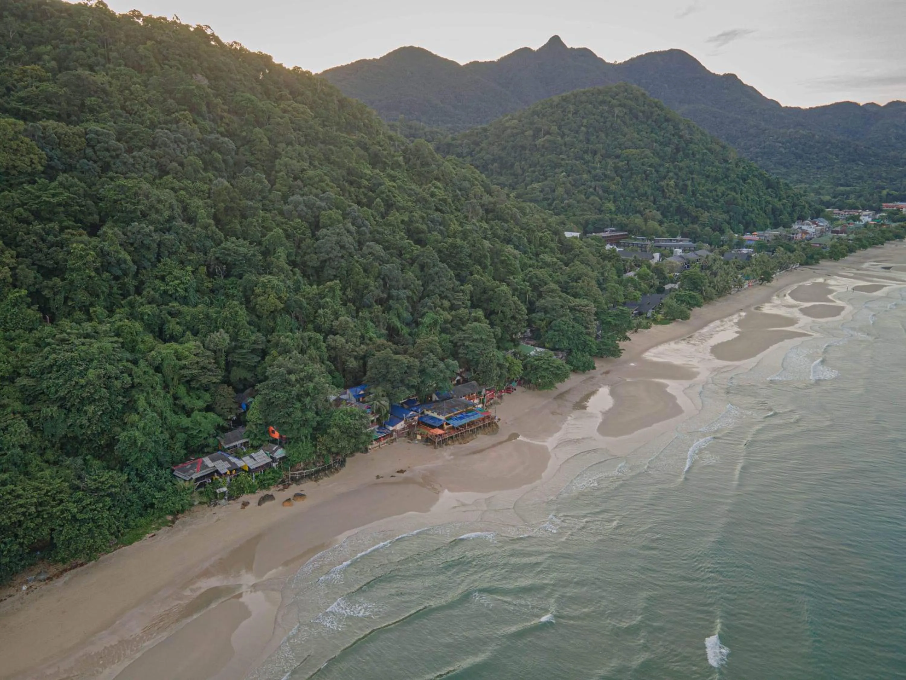 Text overlay in Rock sand Resort