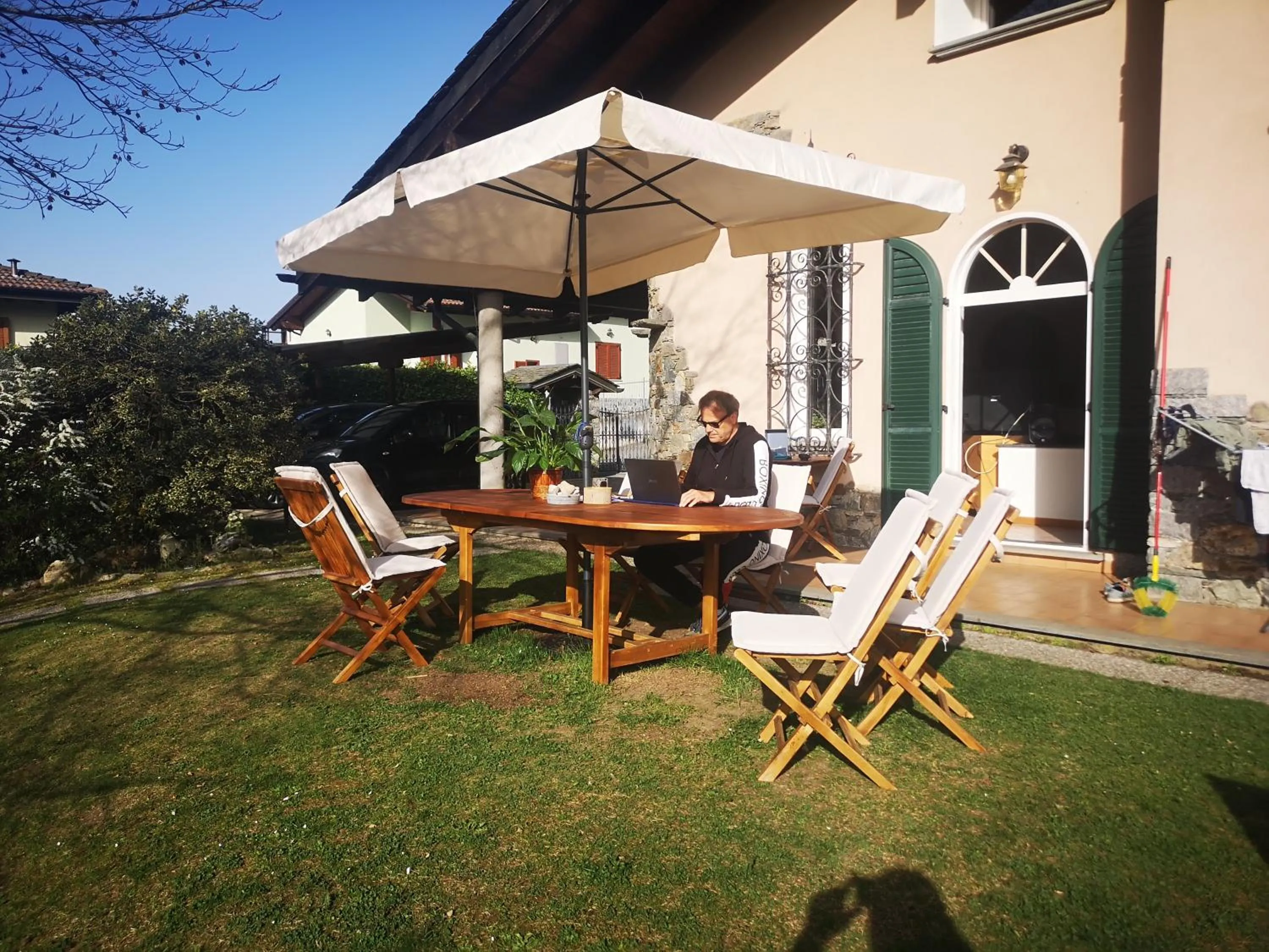 Garden in Al Chiar di Luna B&B Valtellina