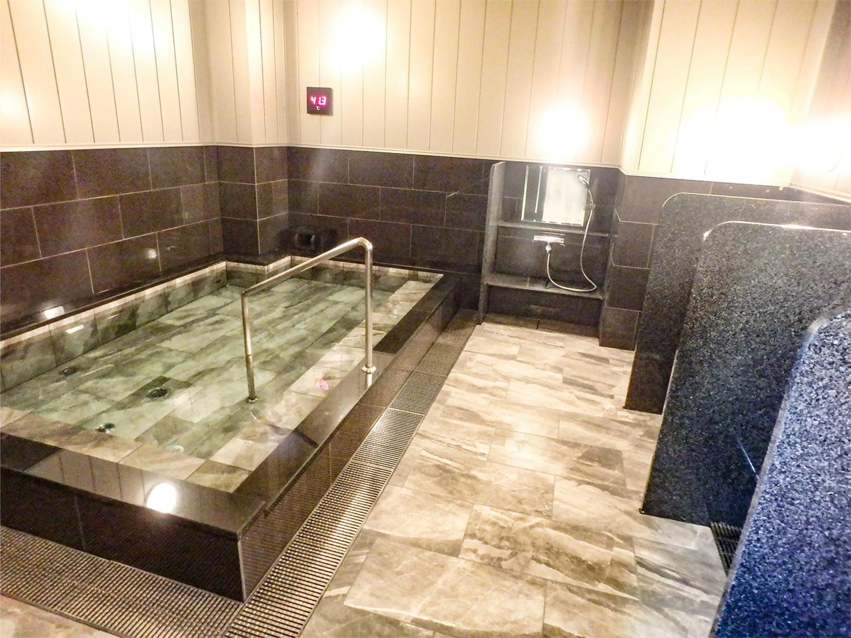 Hot Spring Bath in Hotel Livemax Premium Nagano Ekimae
