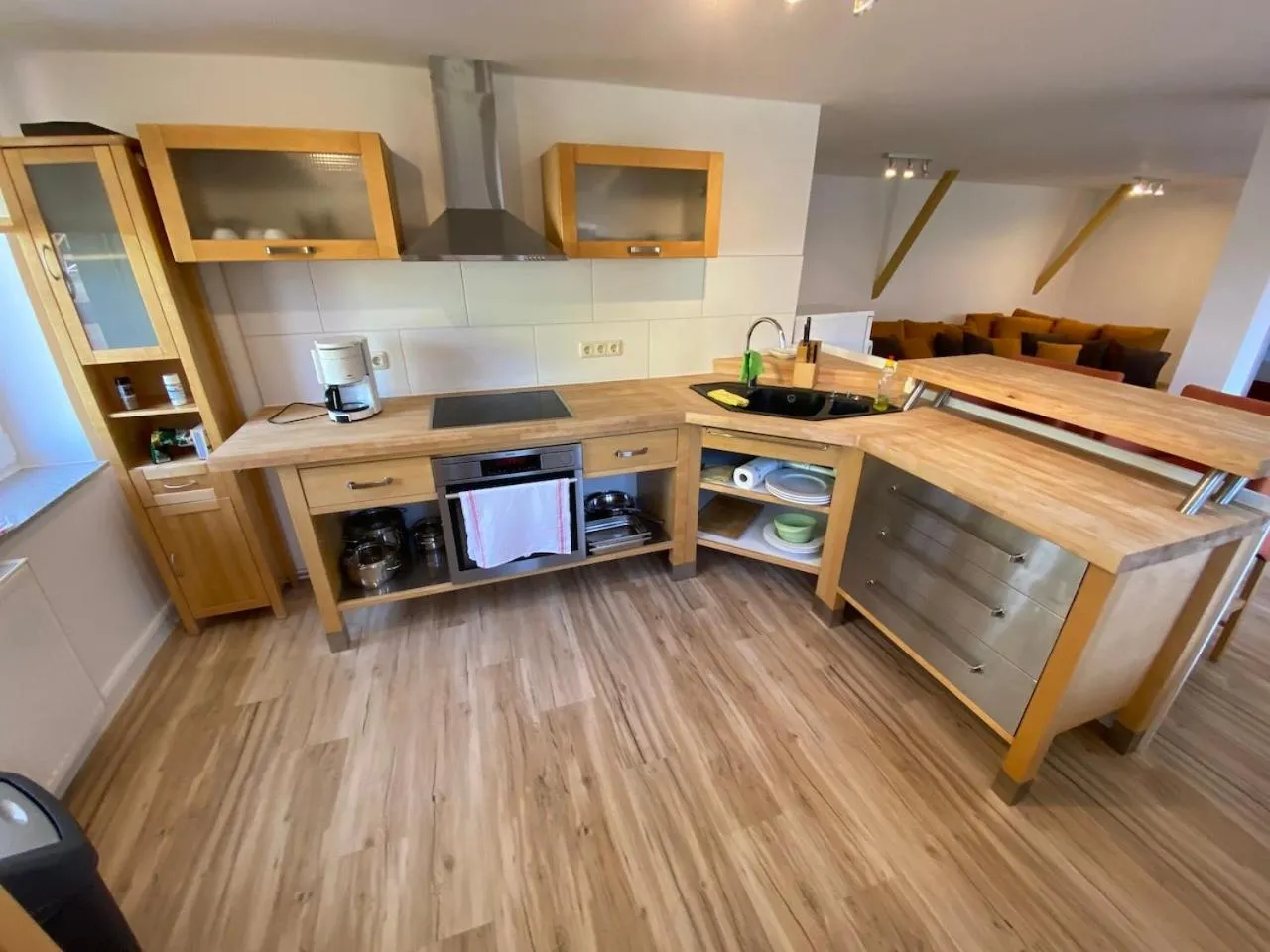 Kitchen or kitchenette in Quartier am Haff