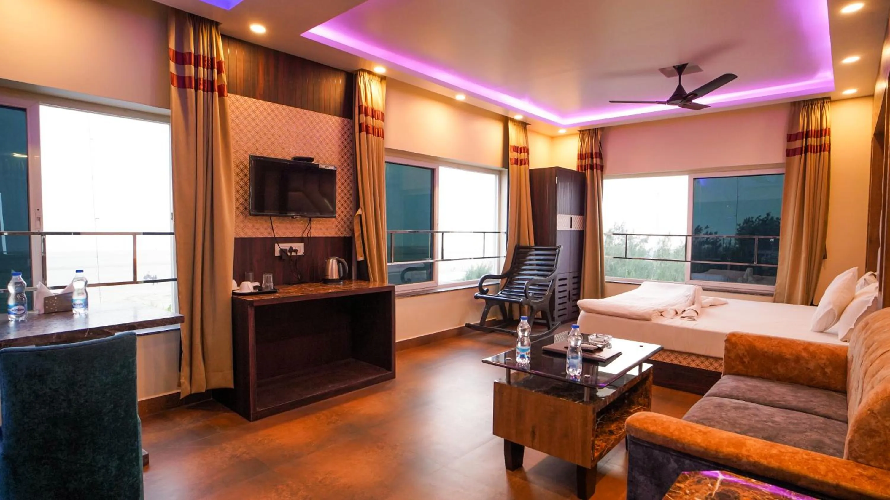 Bedroom in Sher Bengal Beach Resort