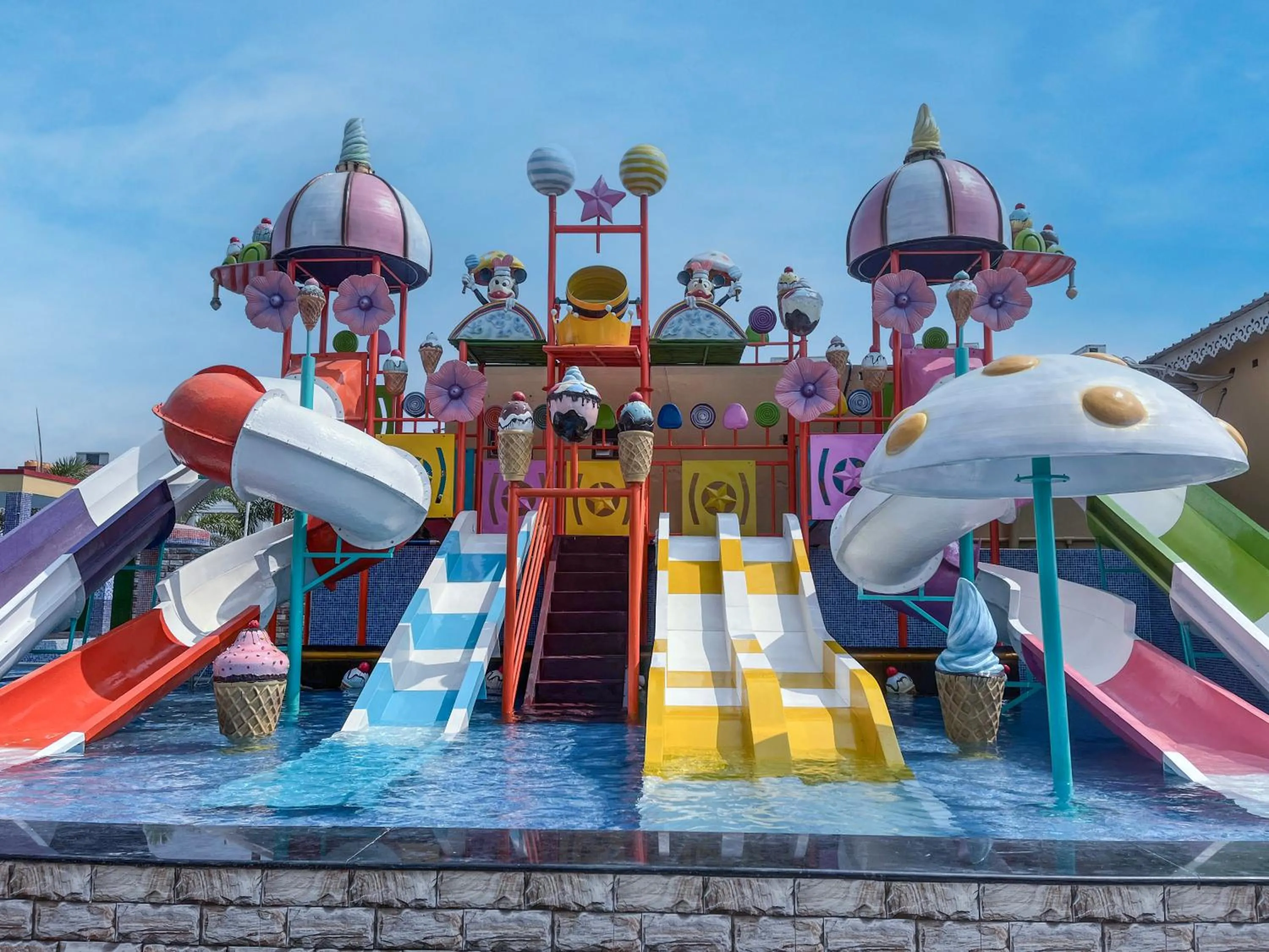 Aqua park in Sher Bengal Beach Resort