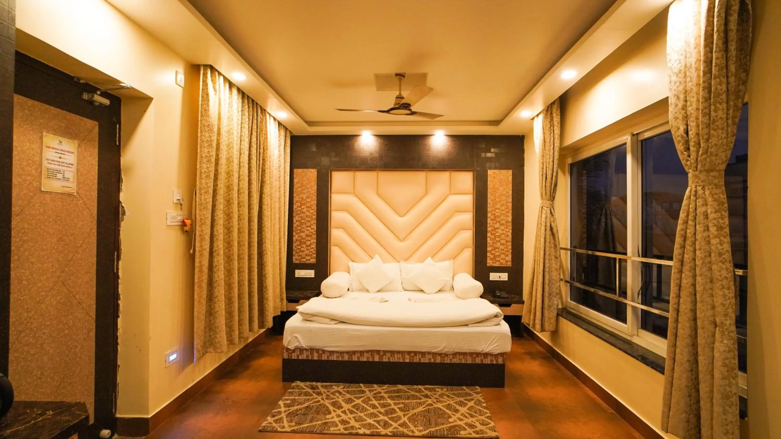 Bed in Sher Bengal Beach Resort