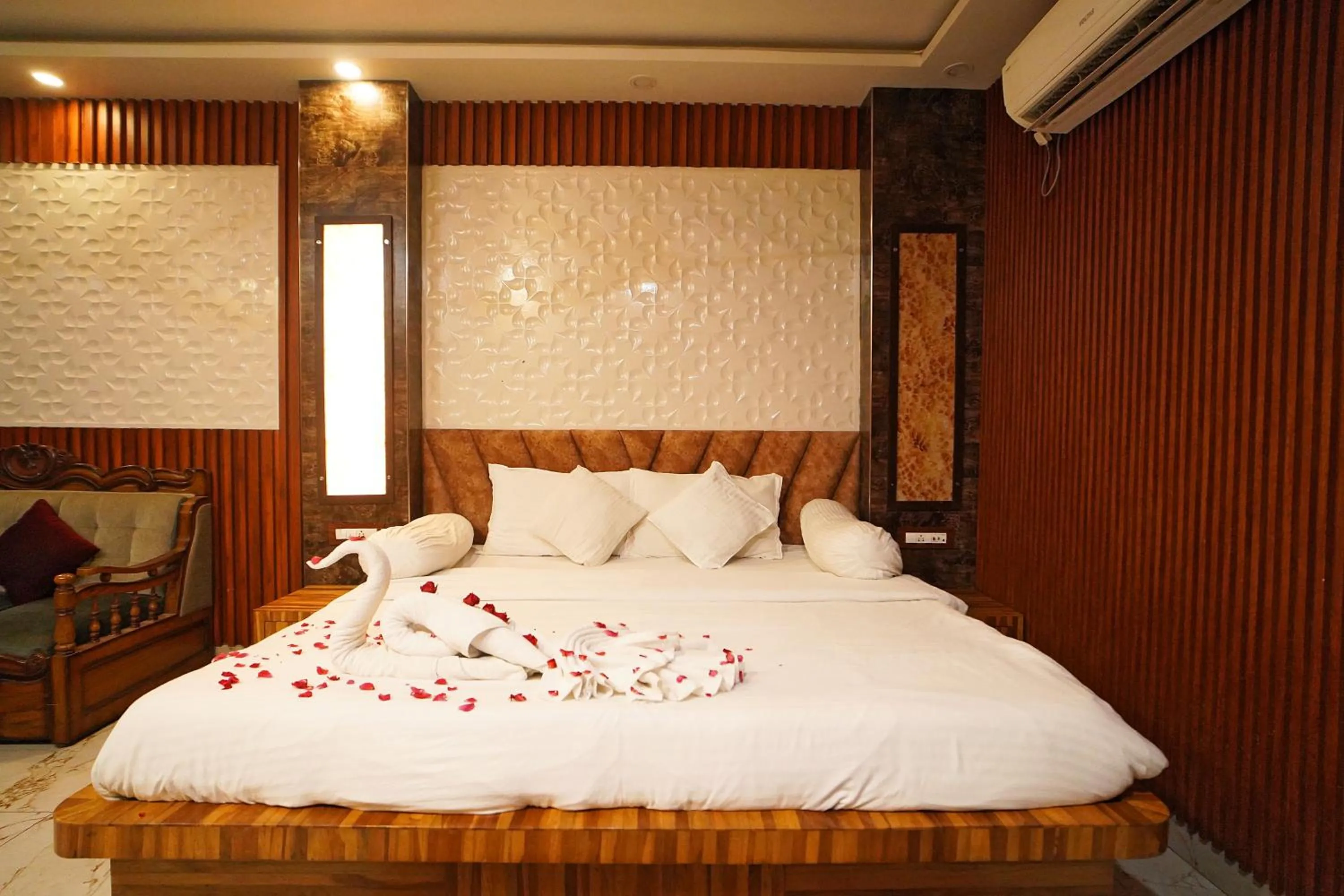 Bed in Sher Bengal Beach Resort
