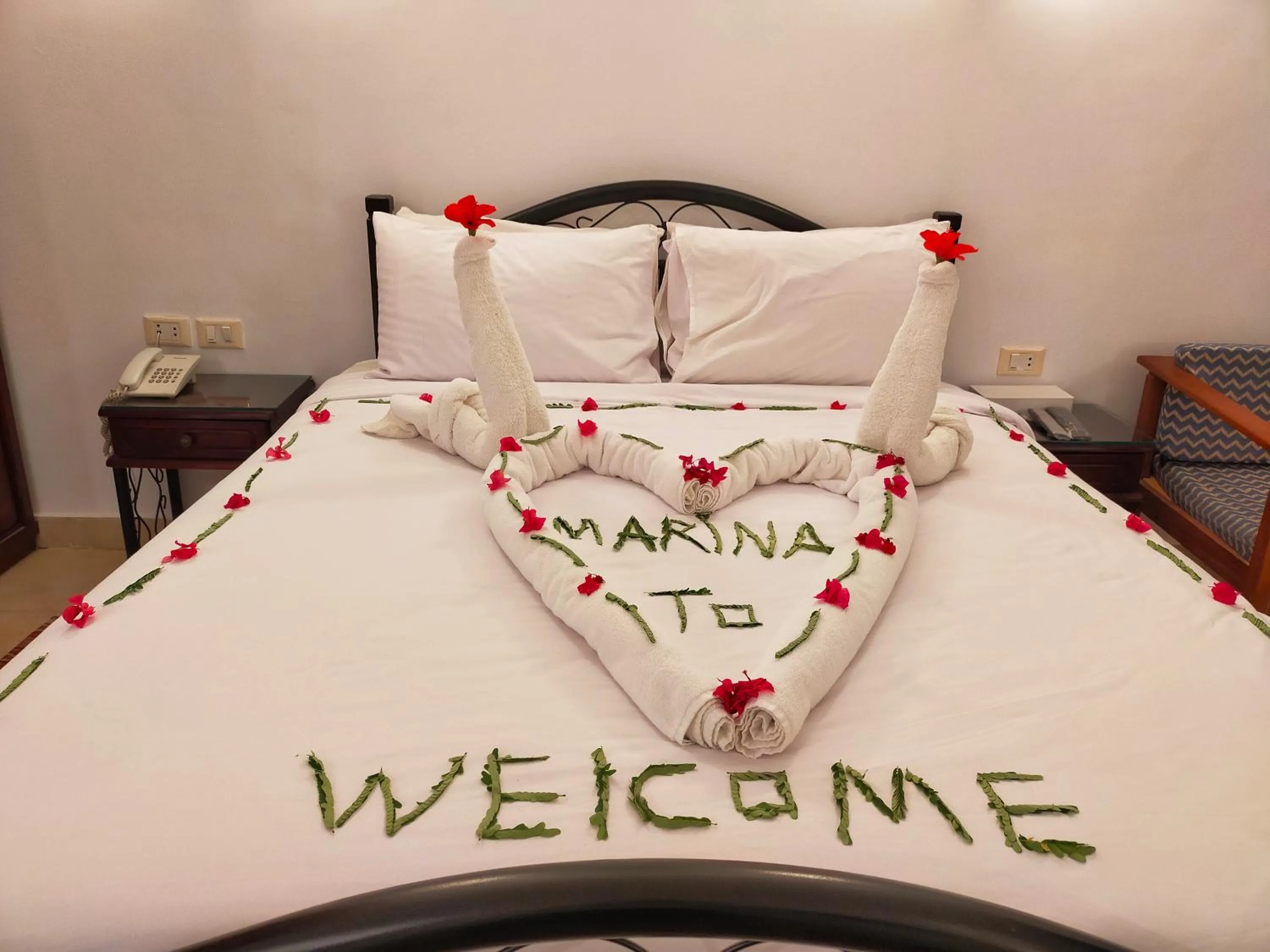 Bed in Marina Wadi Degla Hotel