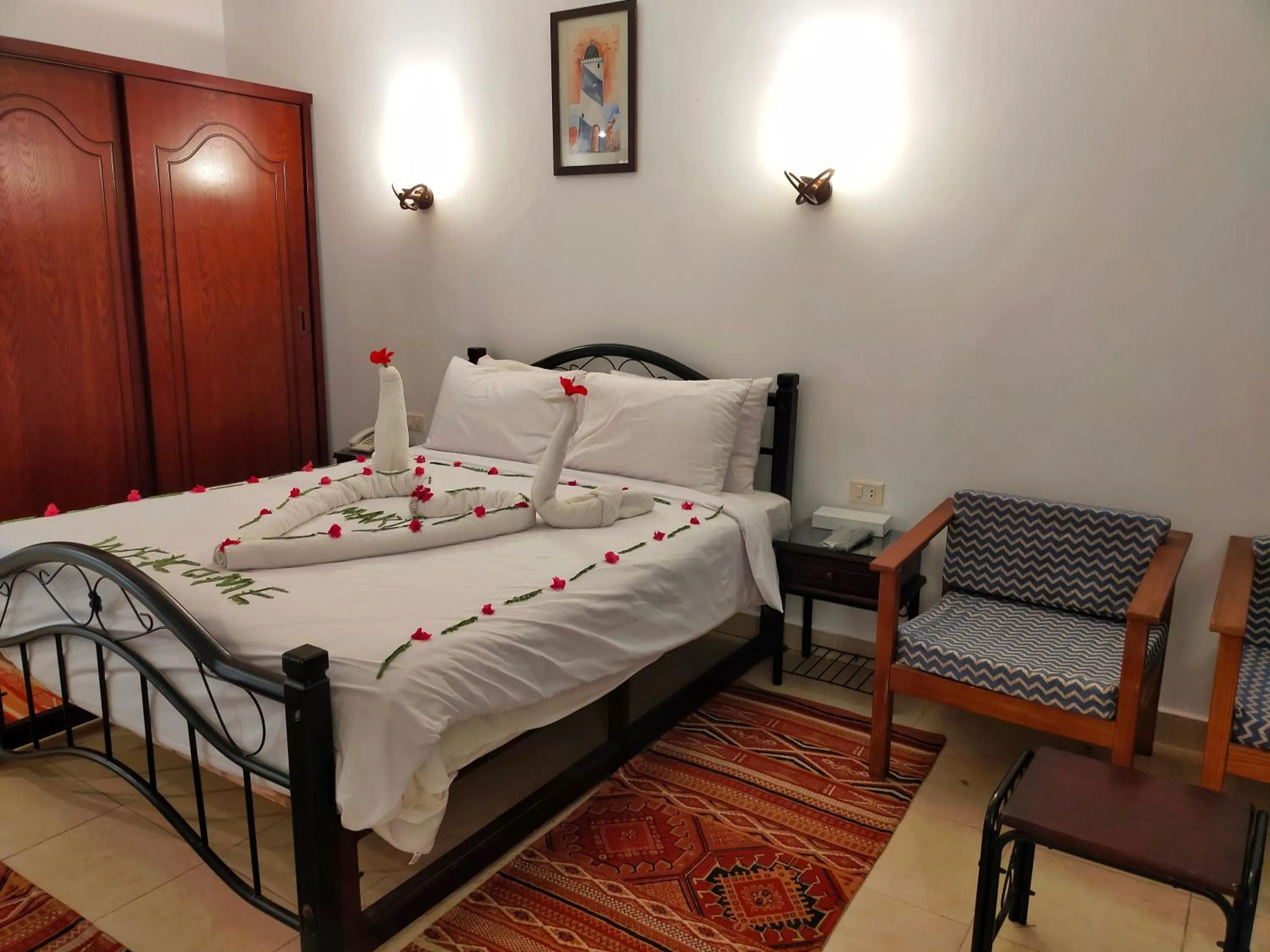 Bed in Marina Wadi Degla Hotel