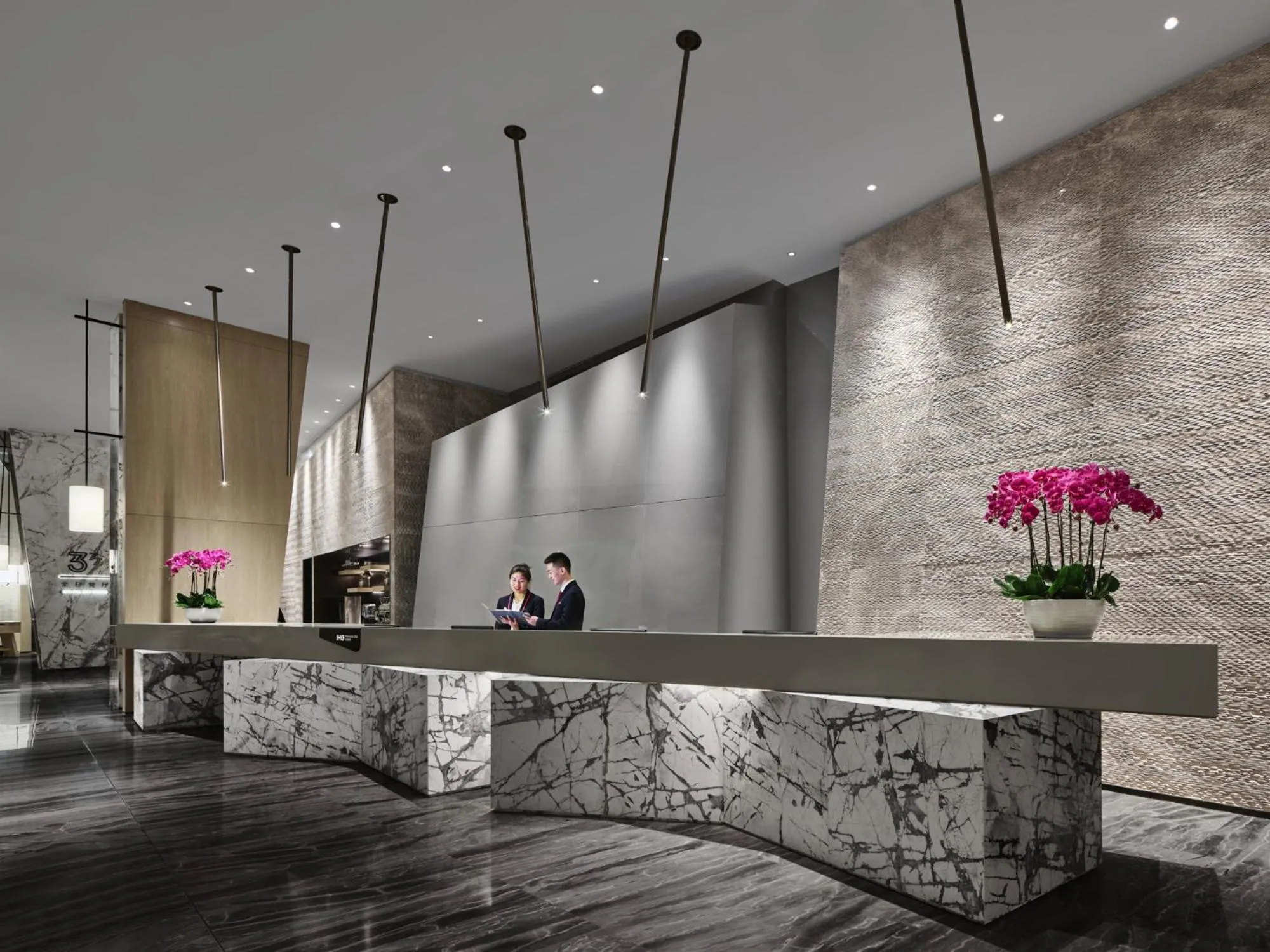Lobby or reception in Crowne Plaza Qidong by IHG