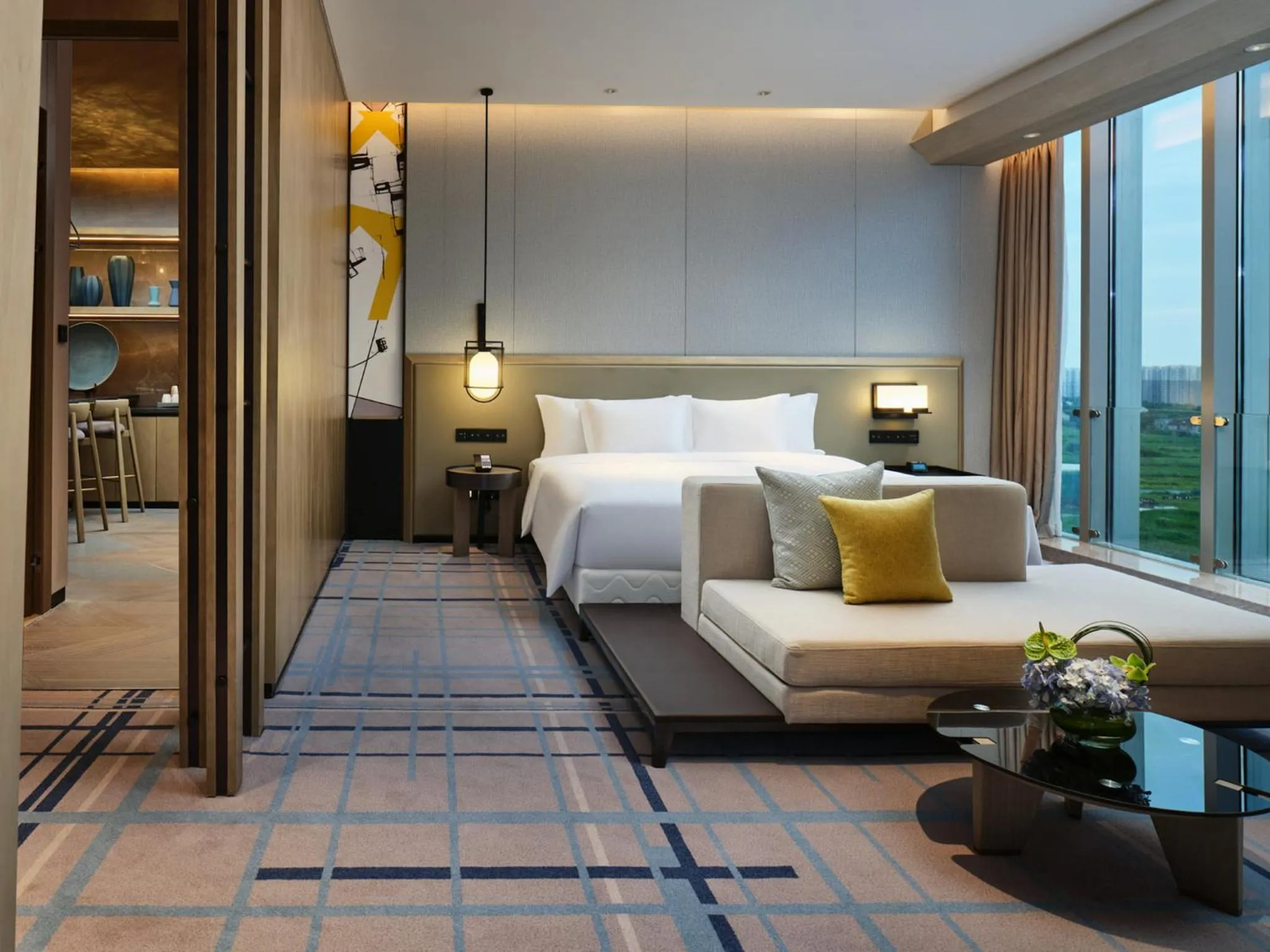 Photo of the whole room, Bed in Crowne Plaza Qidong by IHG