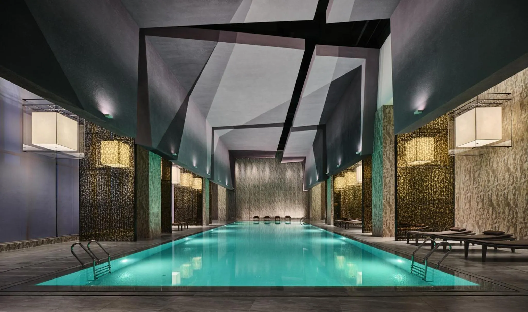 Swimming pool in Crowne Plaza Qidong by IHG