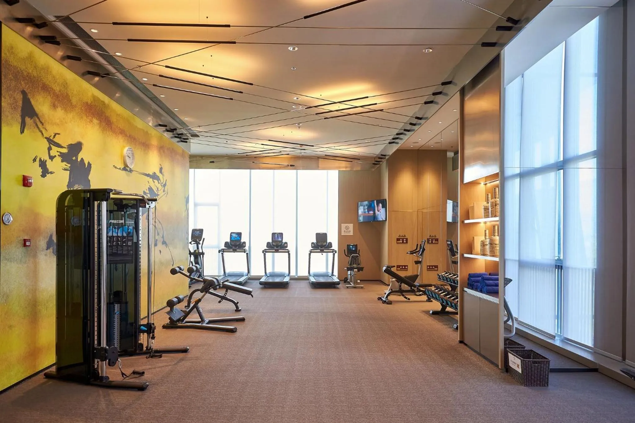 Fitness centre/facilities in Crowne Plaza Qidong by IHG