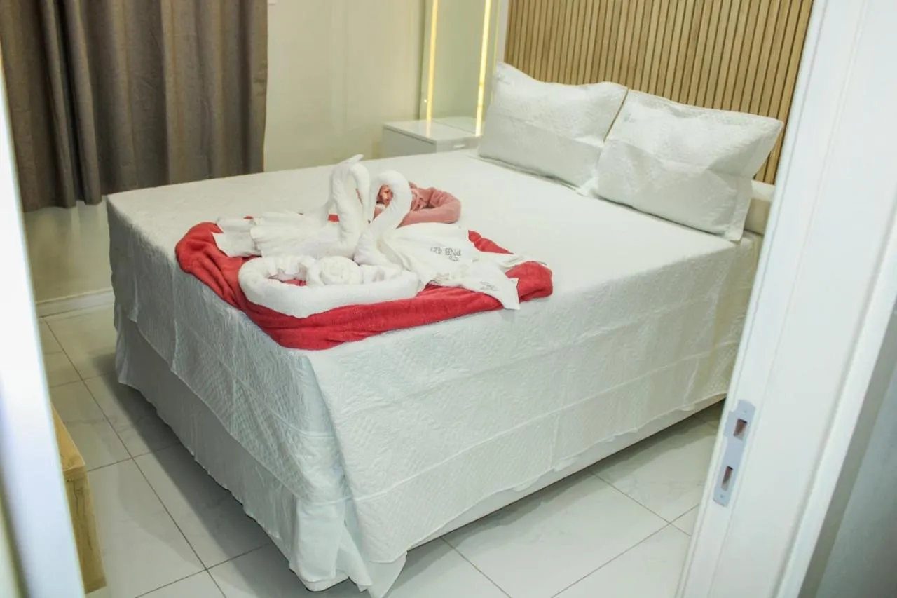 Bed in Ponta Negra Beach Flat Prime