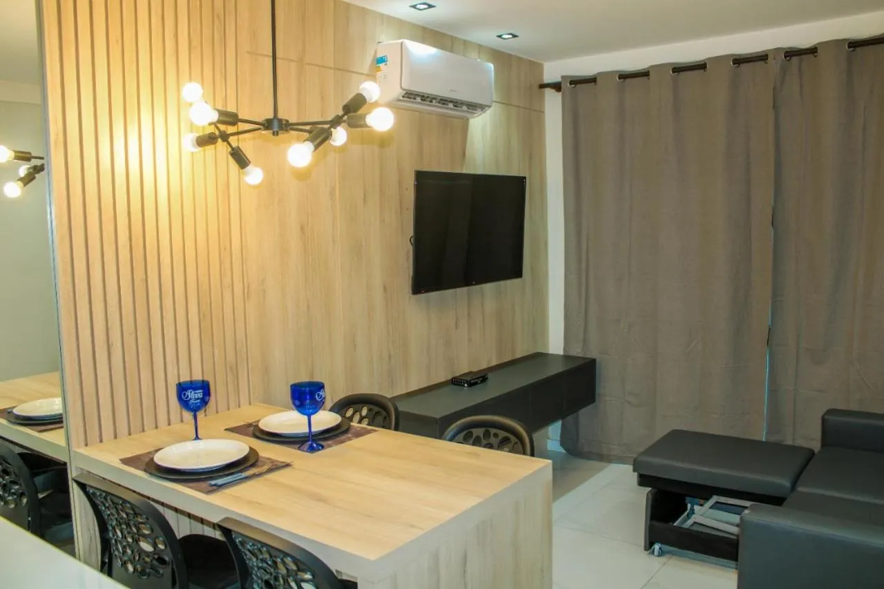 Dining area in Ponta Negra Beach Flat Prime