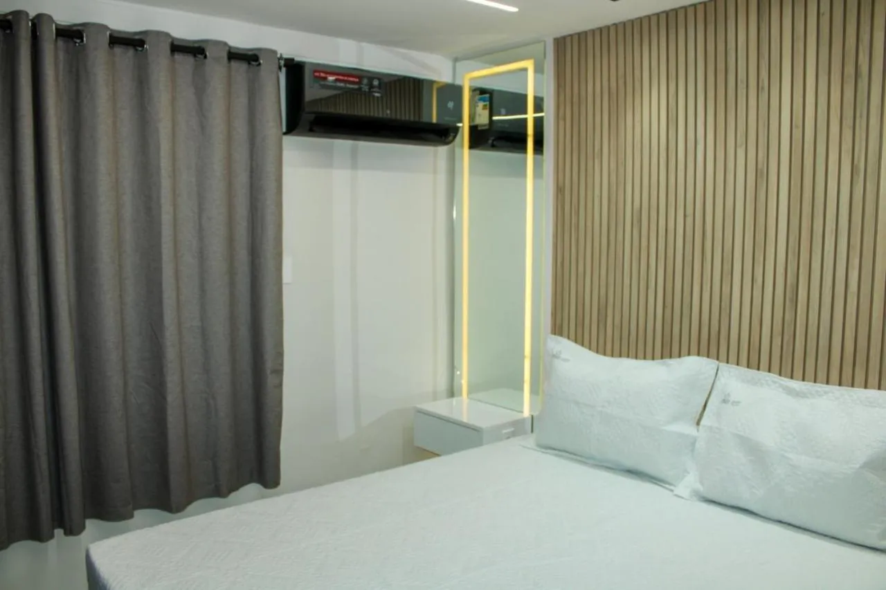 Decorative detail, Bed in Ponta Negra Beach Flat Prime