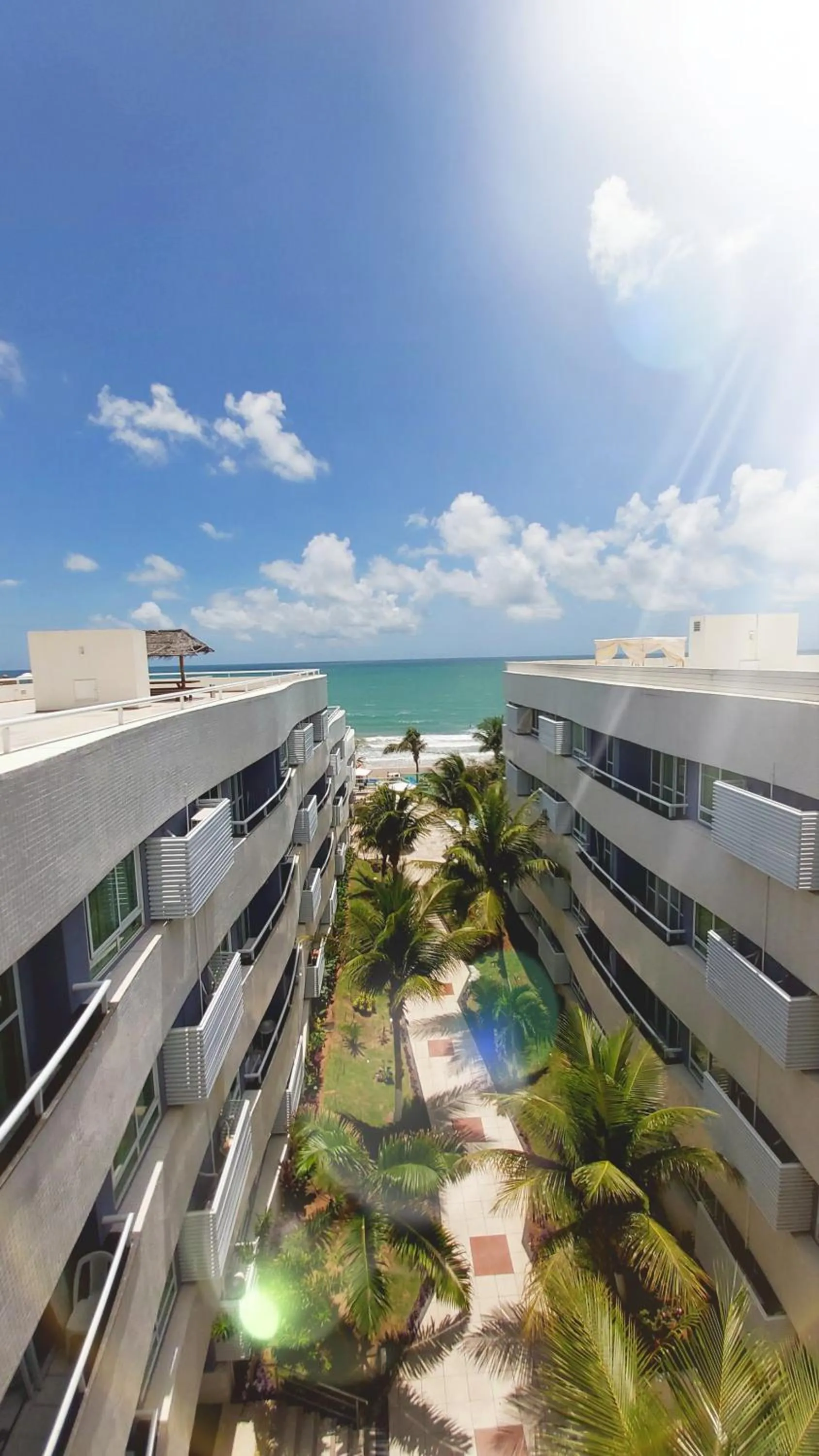 Bird's eye view in Ponta Negra Beach Flat Prime