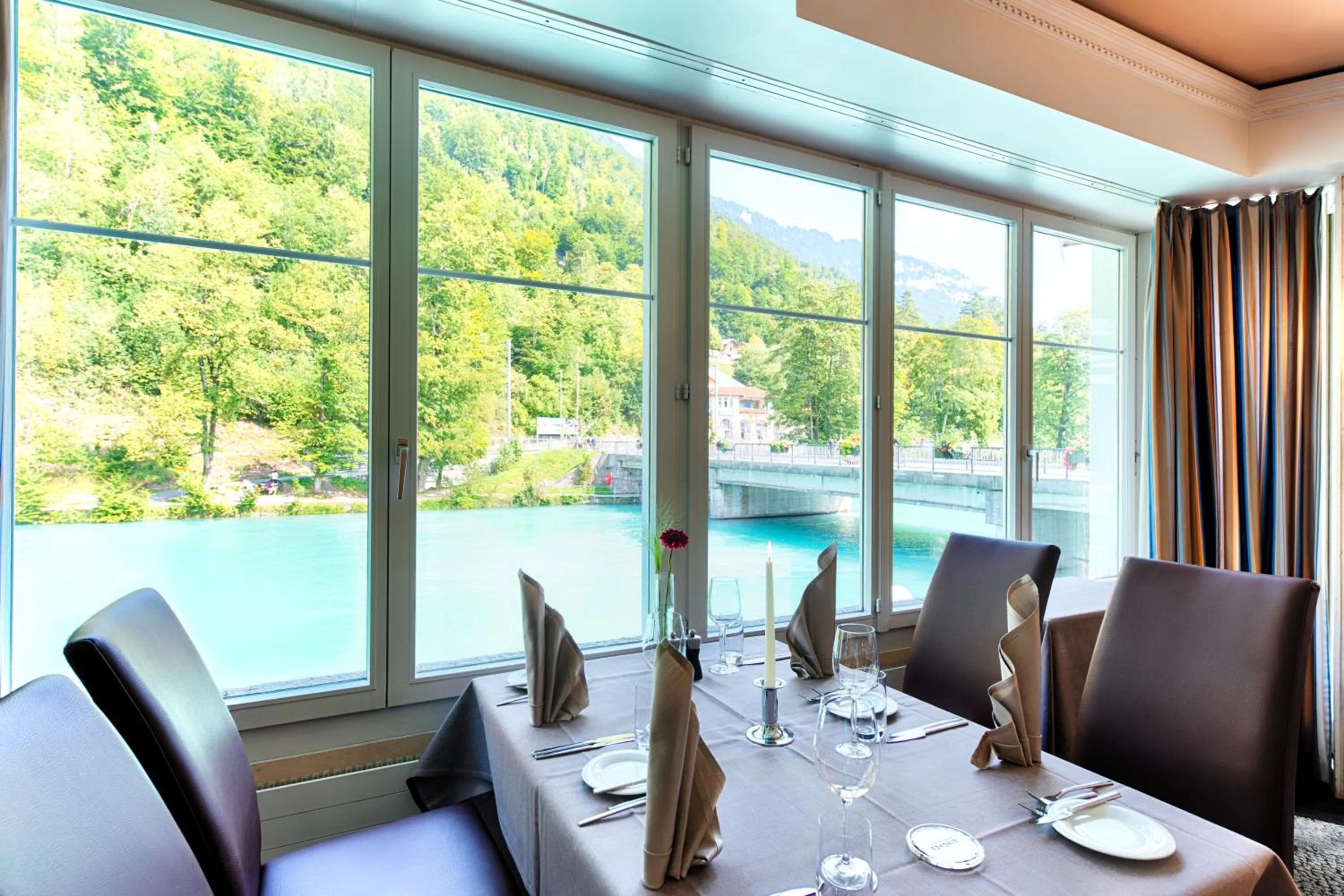 Restaurant/places to eat in Grand Hotel Beau Rivage Interlaken